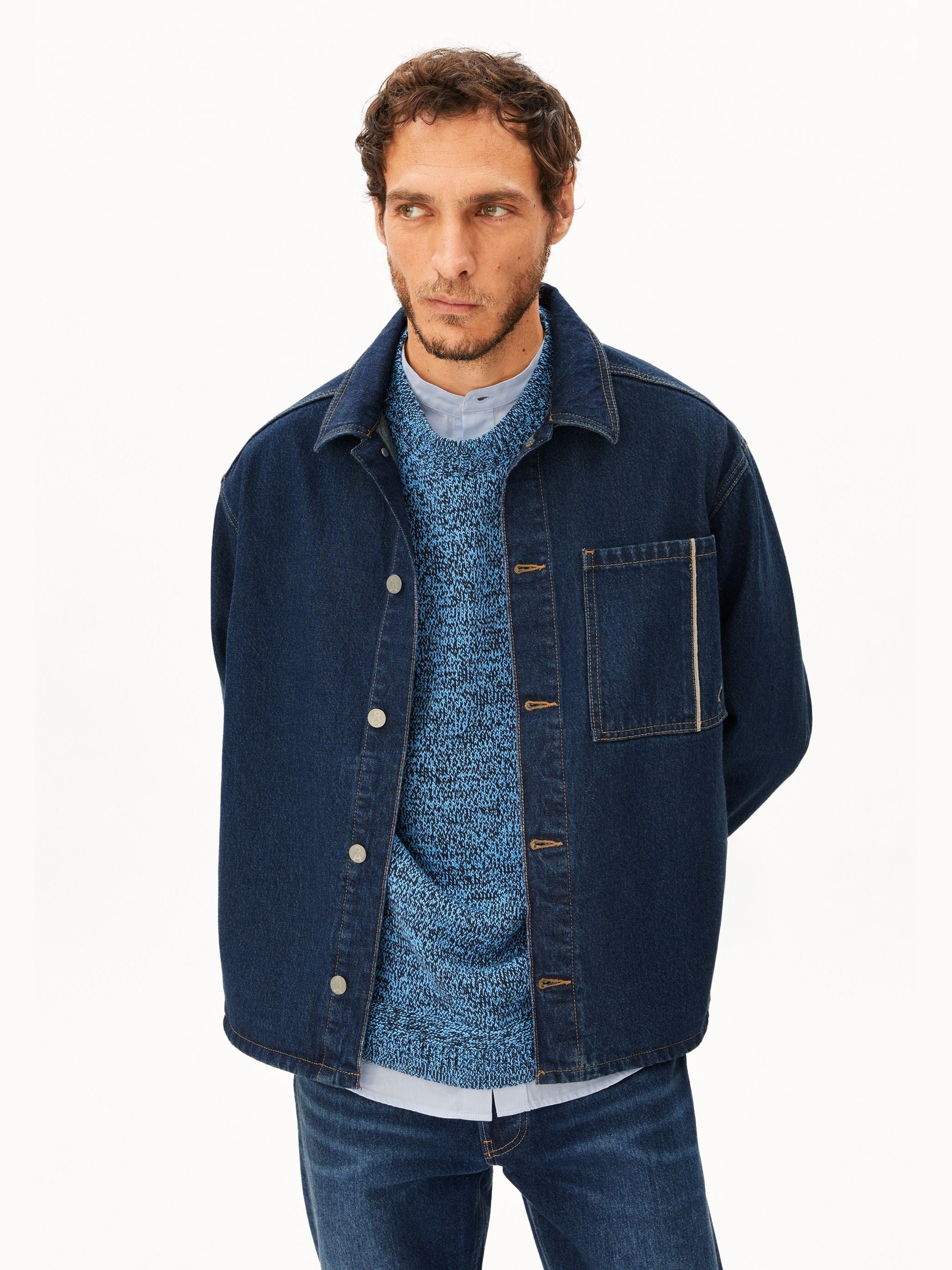 SELVEDGE JEANS-OVERSHIRT | midnight air