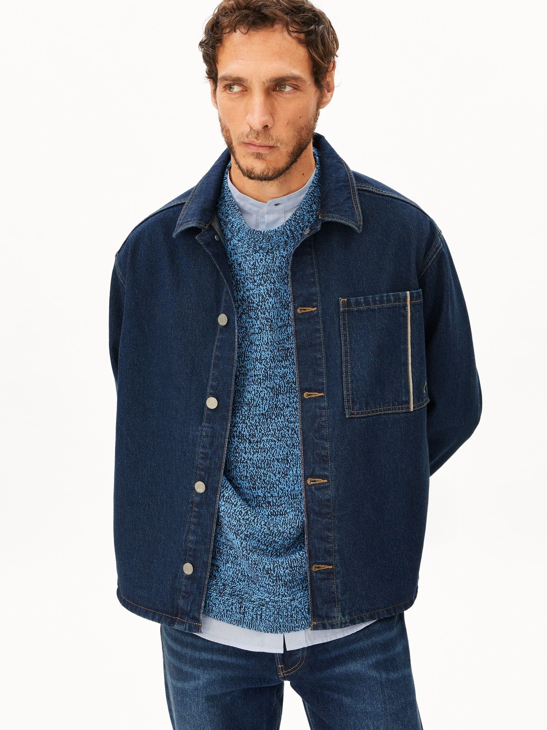 SELVEDGE JEANS-OVERSHIRT | midnight air