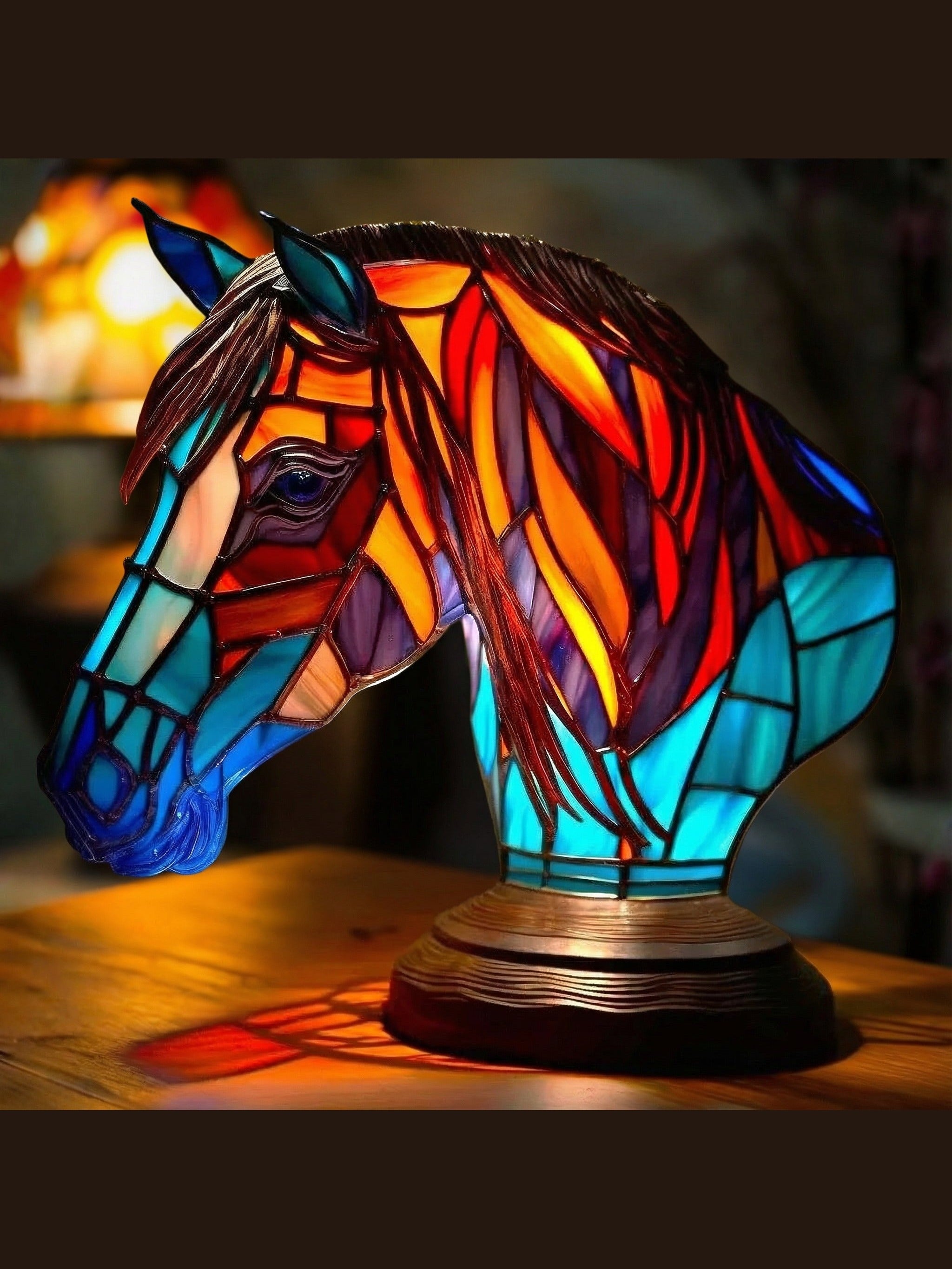 Šemík - Lampa ve vitrážích