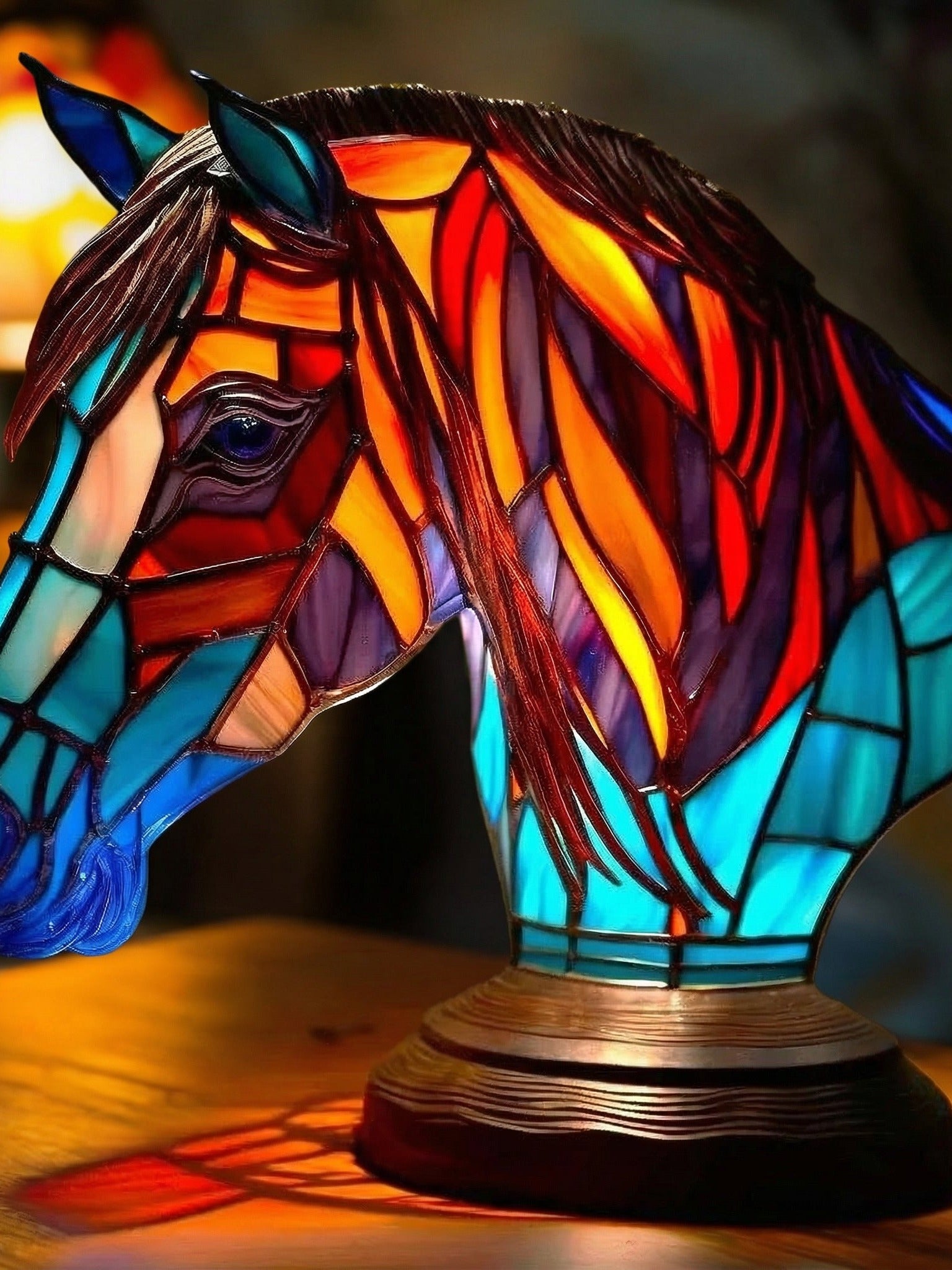 Šemík - Lampa ve vitrážích