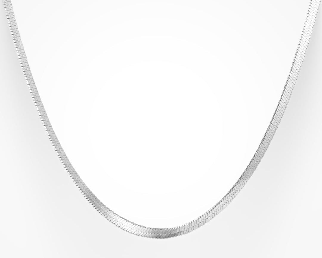 Eva Elegantní Hadí Kovový Náhrdelník Minimalistický