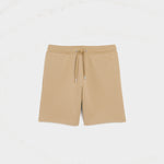 Short beige en coton Ami de Coeur embossé