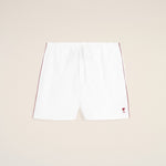 Short blanc en coton Ami de Coeur flèche