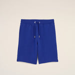 Short bleu en coton Ami de Coeur embossé
