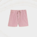 Short rouge à rayures en coton Ami de Coeur flèche