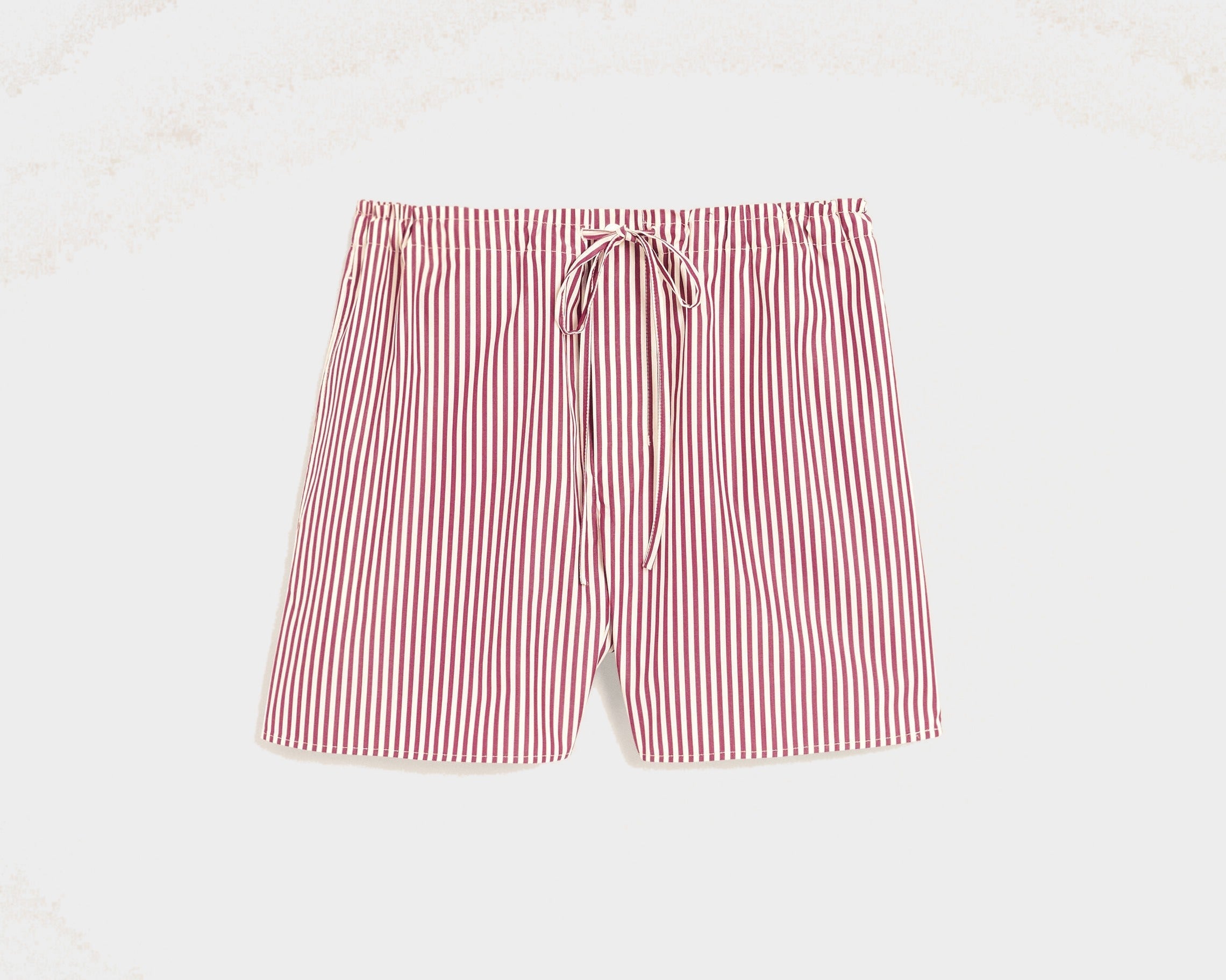 Short rouge à rayures en coton Ami de Coeur flèche