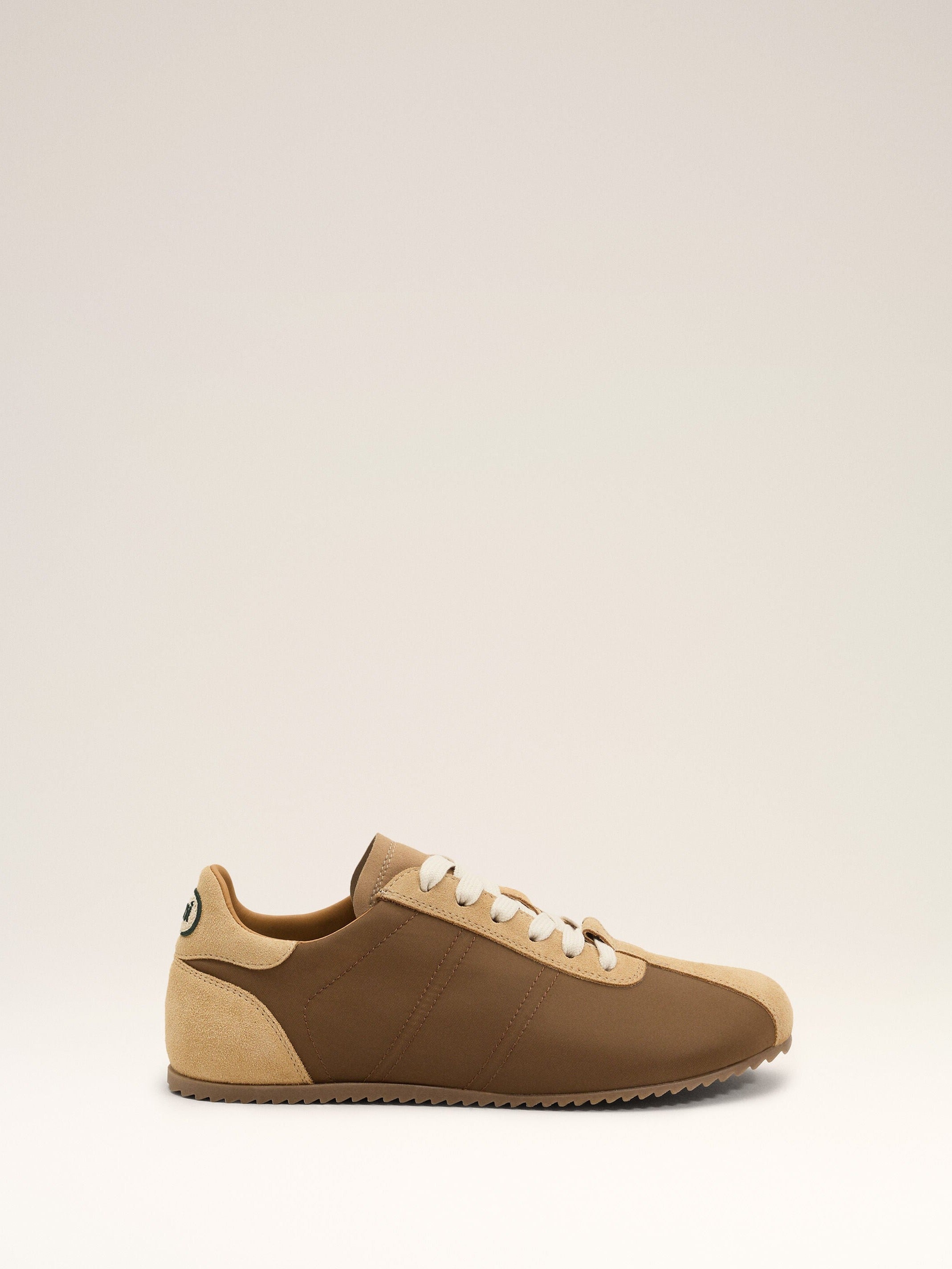 Sneakers Soft marron en nylon