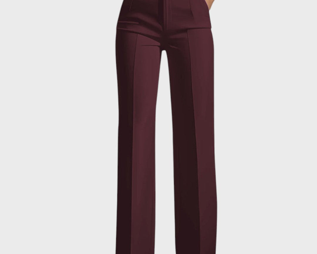 Karolína - Elegant high-waisted trousers