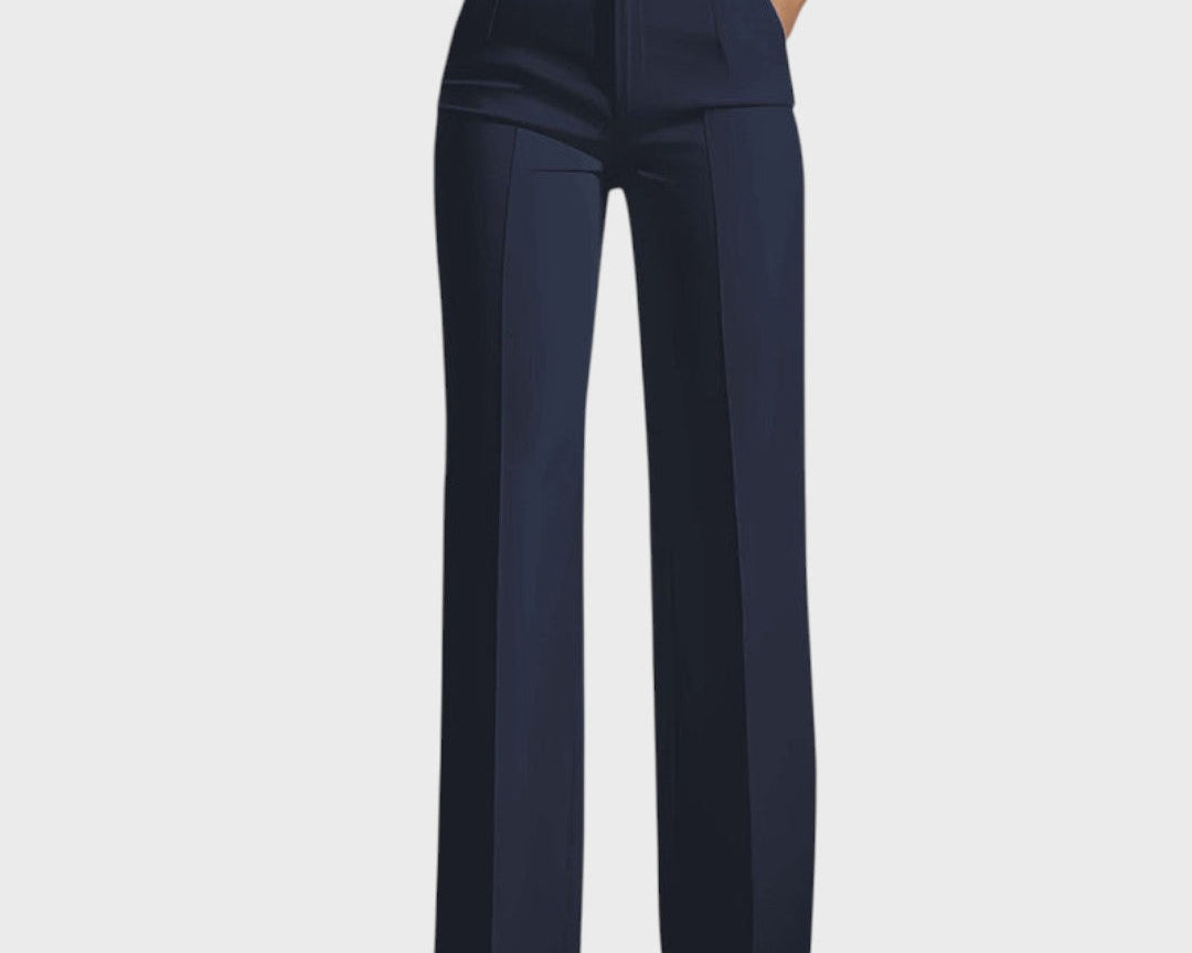 Karolína - Elegant high-waisted trousers