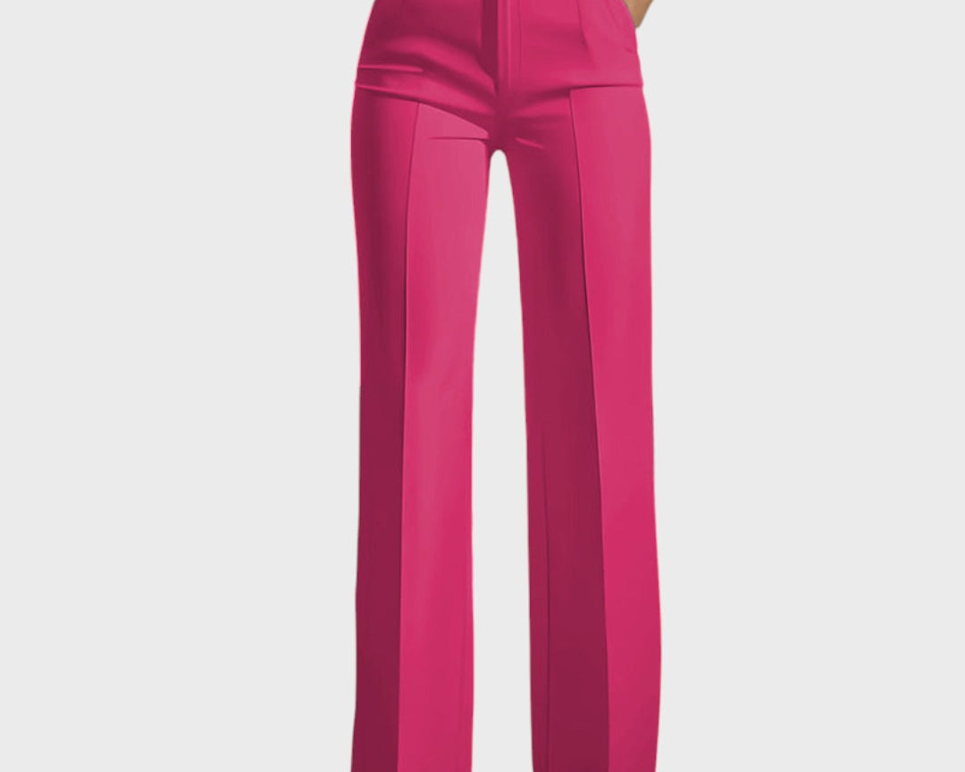 Karolína - Elegant high-waisted trousers