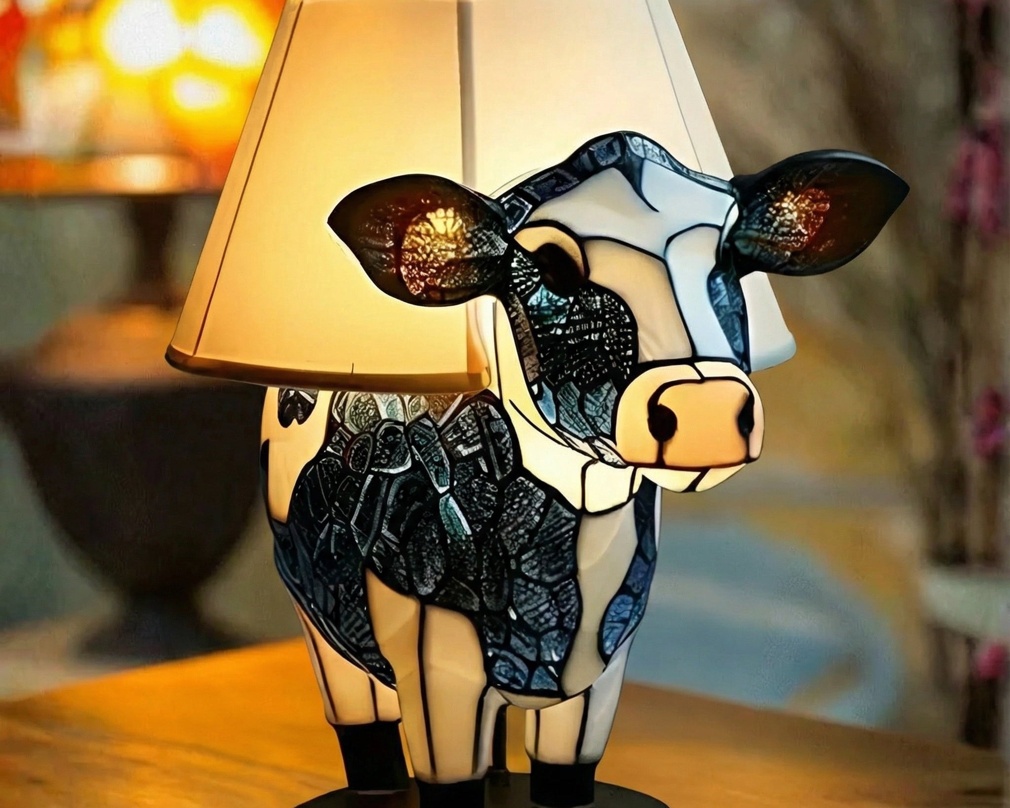 Stračena - Lampa ve vitrážích
