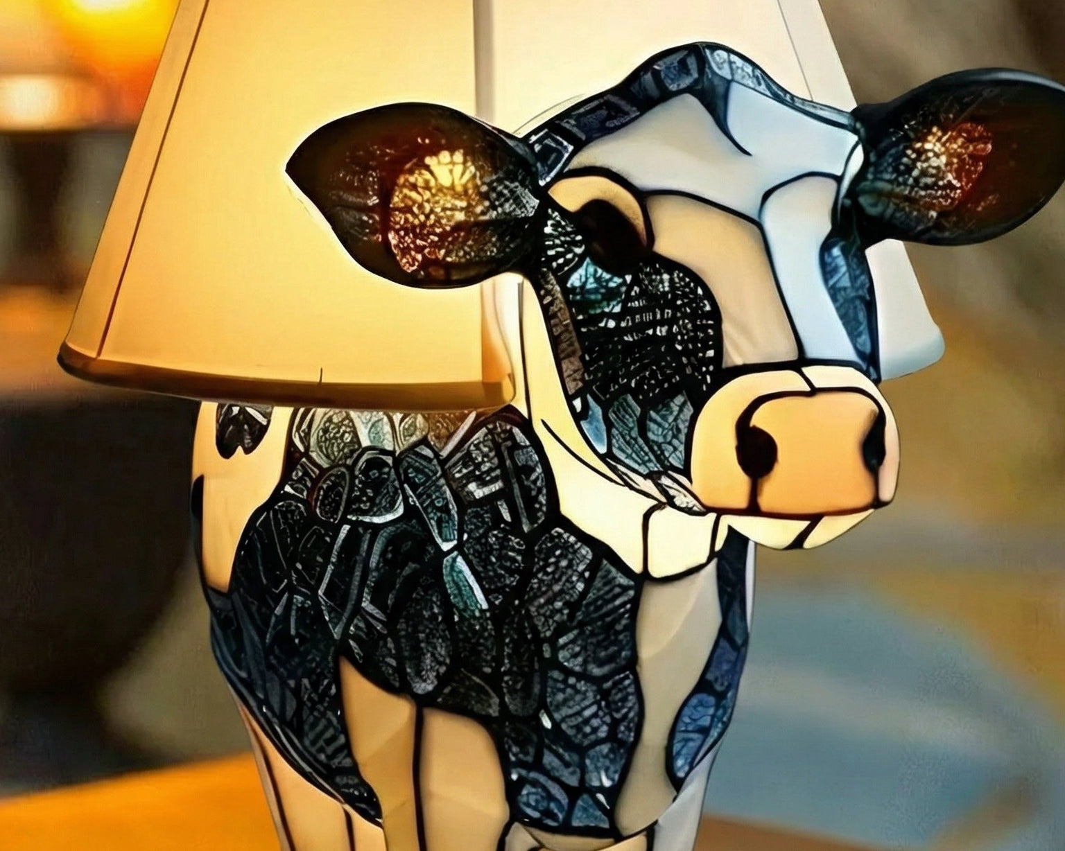 Stračena - Lampa ve vitrážích