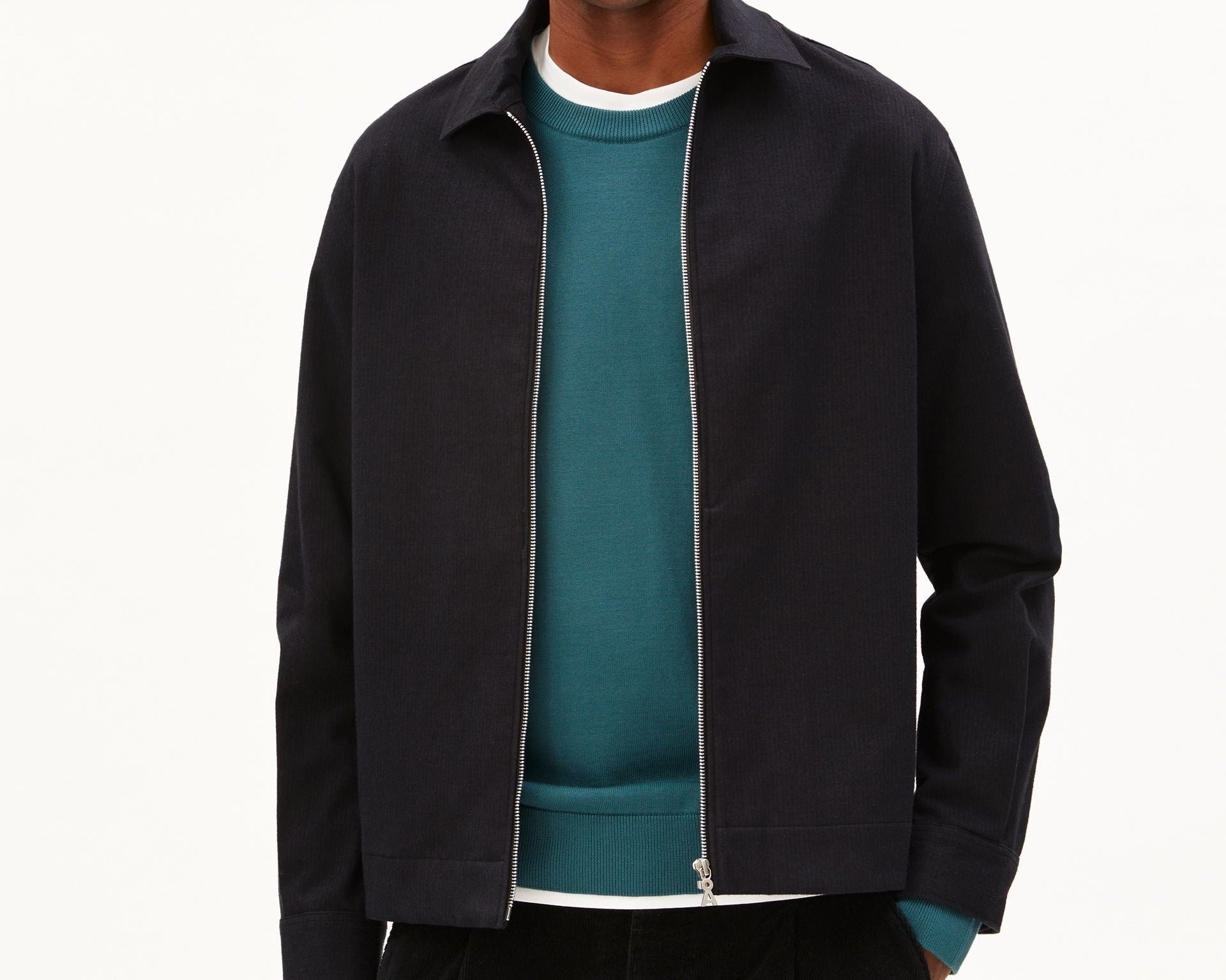 STRUKTURIERTE JACKE | black