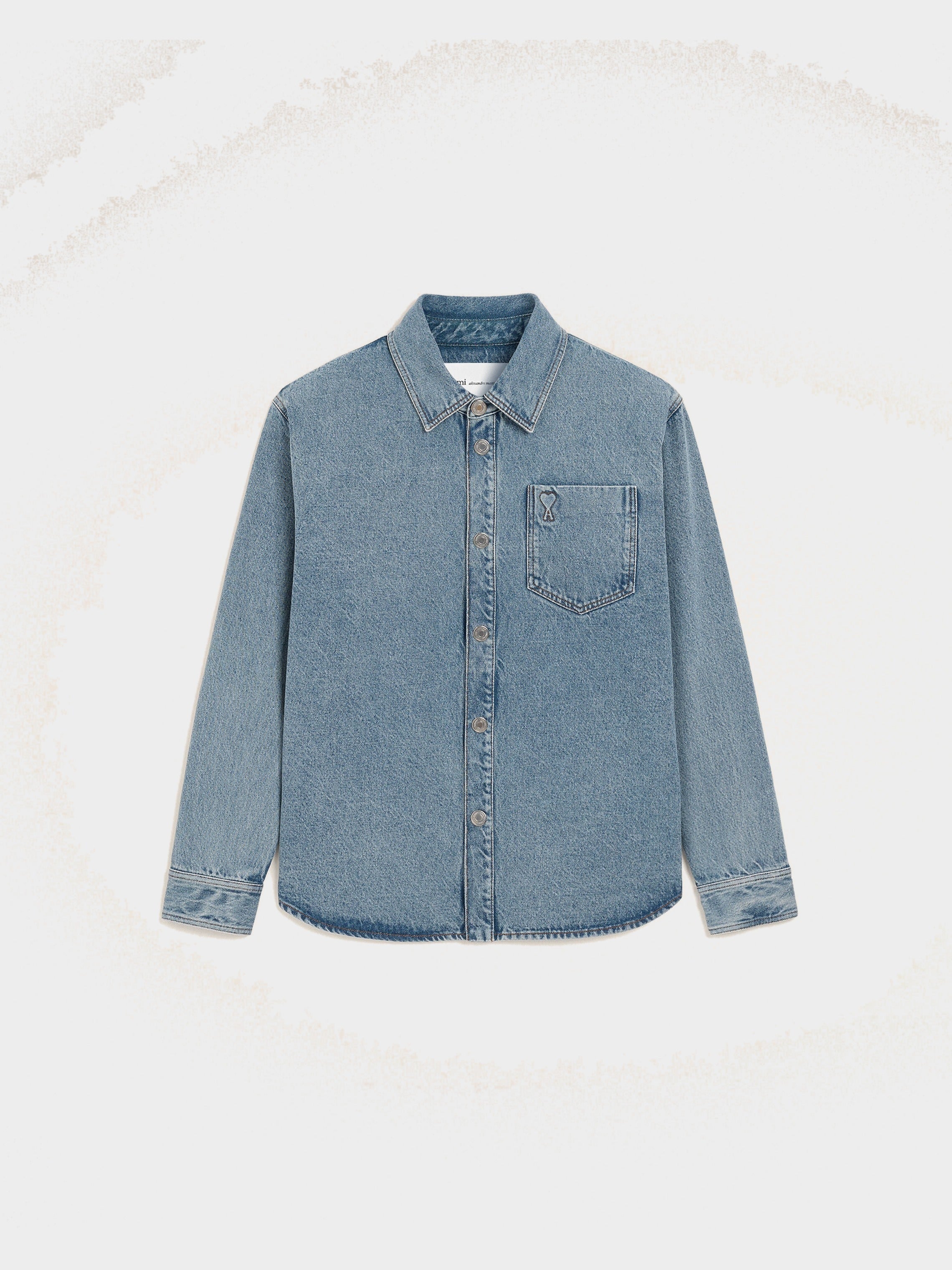 Surchemise bleue en coton Ami de Coeur
