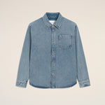 Surchemise bleue en coton Ami de Coeur