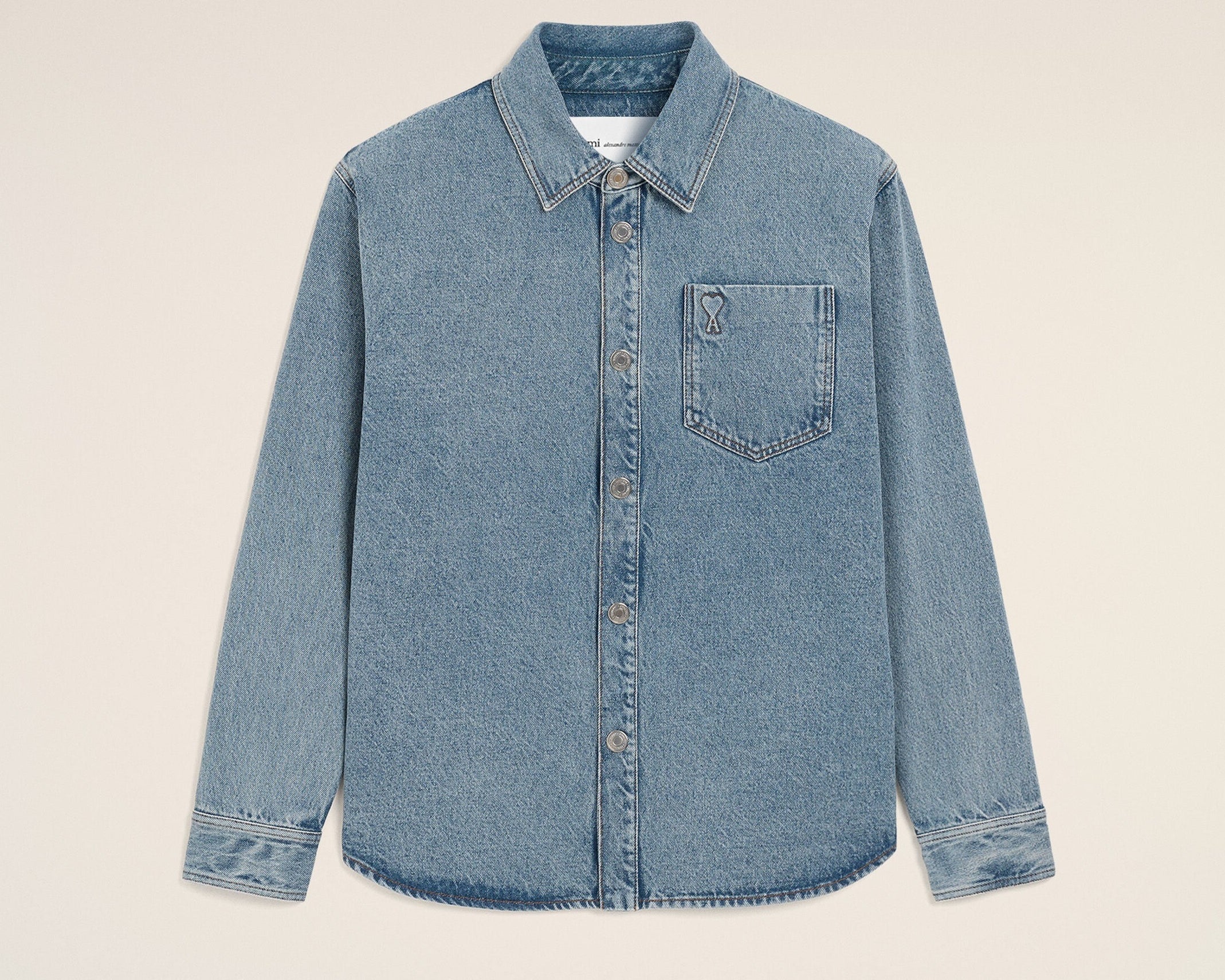 Surchemise bleue en coton Ami de Coeur