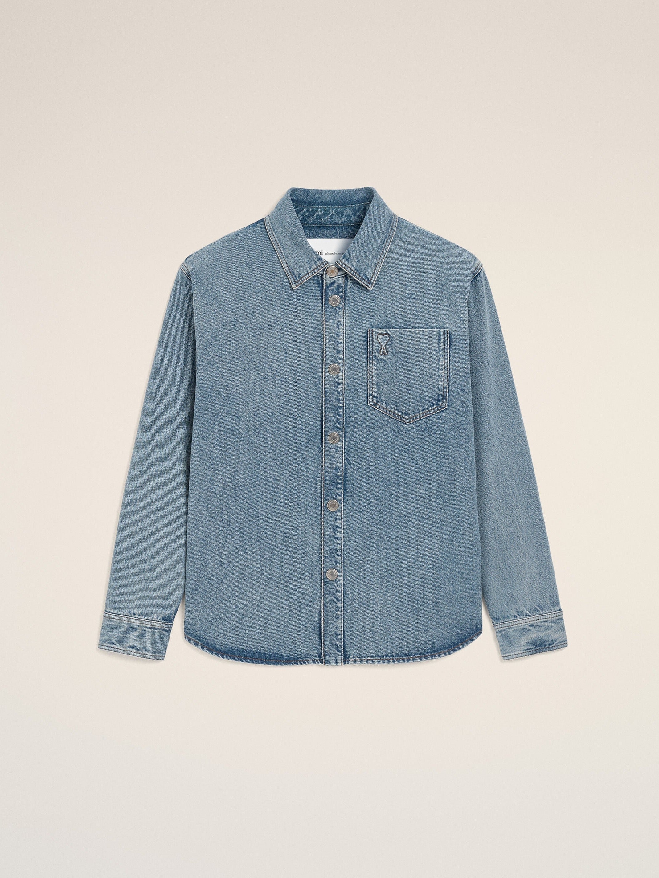 Surchemise bleue en coton Ami de Coeur