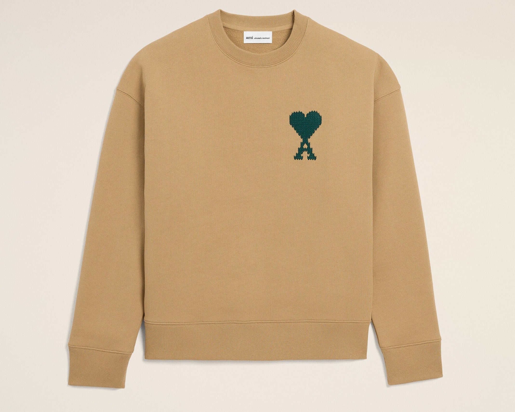 Sweatshirt Beige Ami De Coeur en Coton