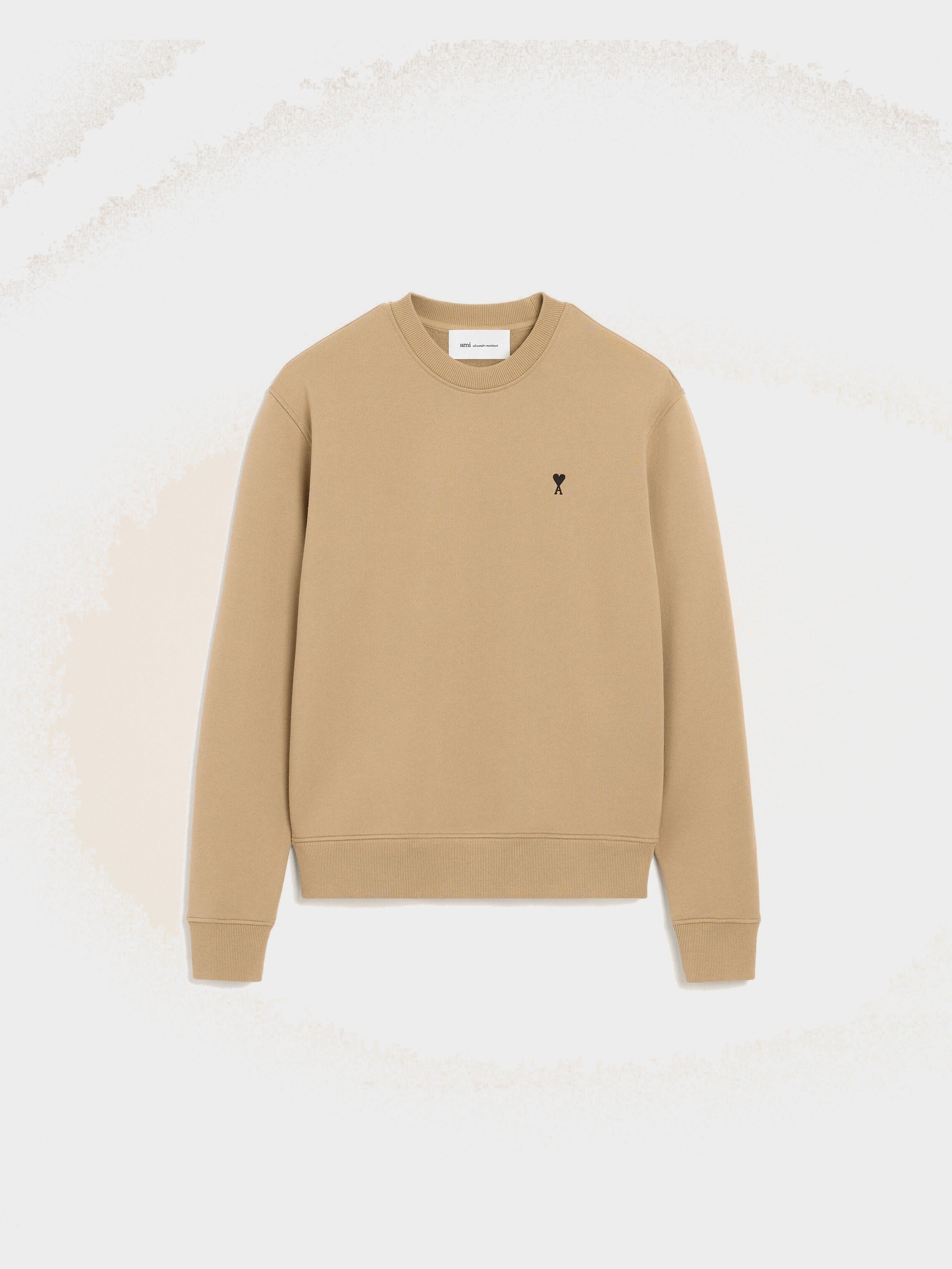 Sweatshirt beige en coton Ami de Coeur