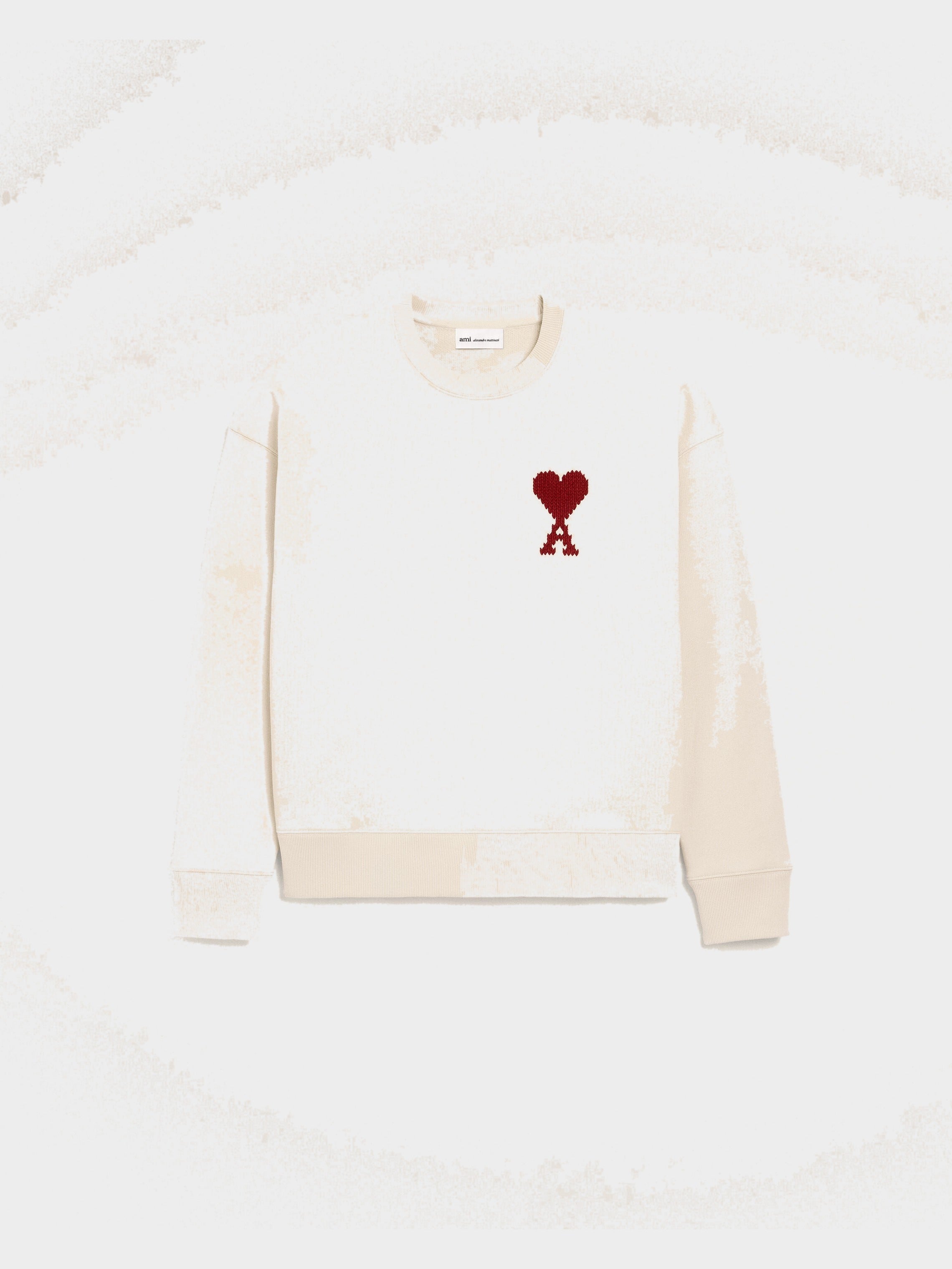 Sweatshirt Blanc Ami De Coeur en Coton