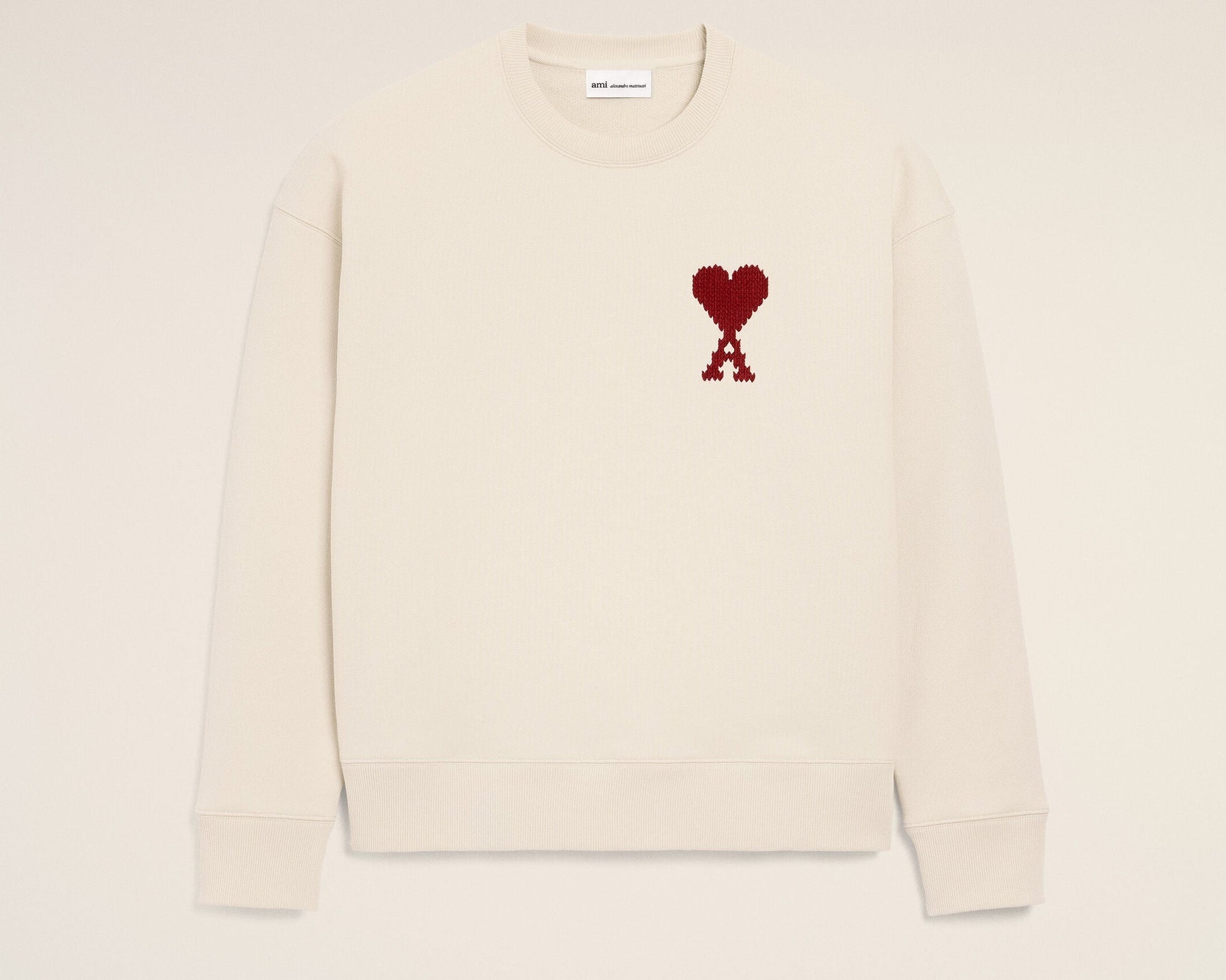 Sweatshirt Blanc Ami De Coeur en Coton