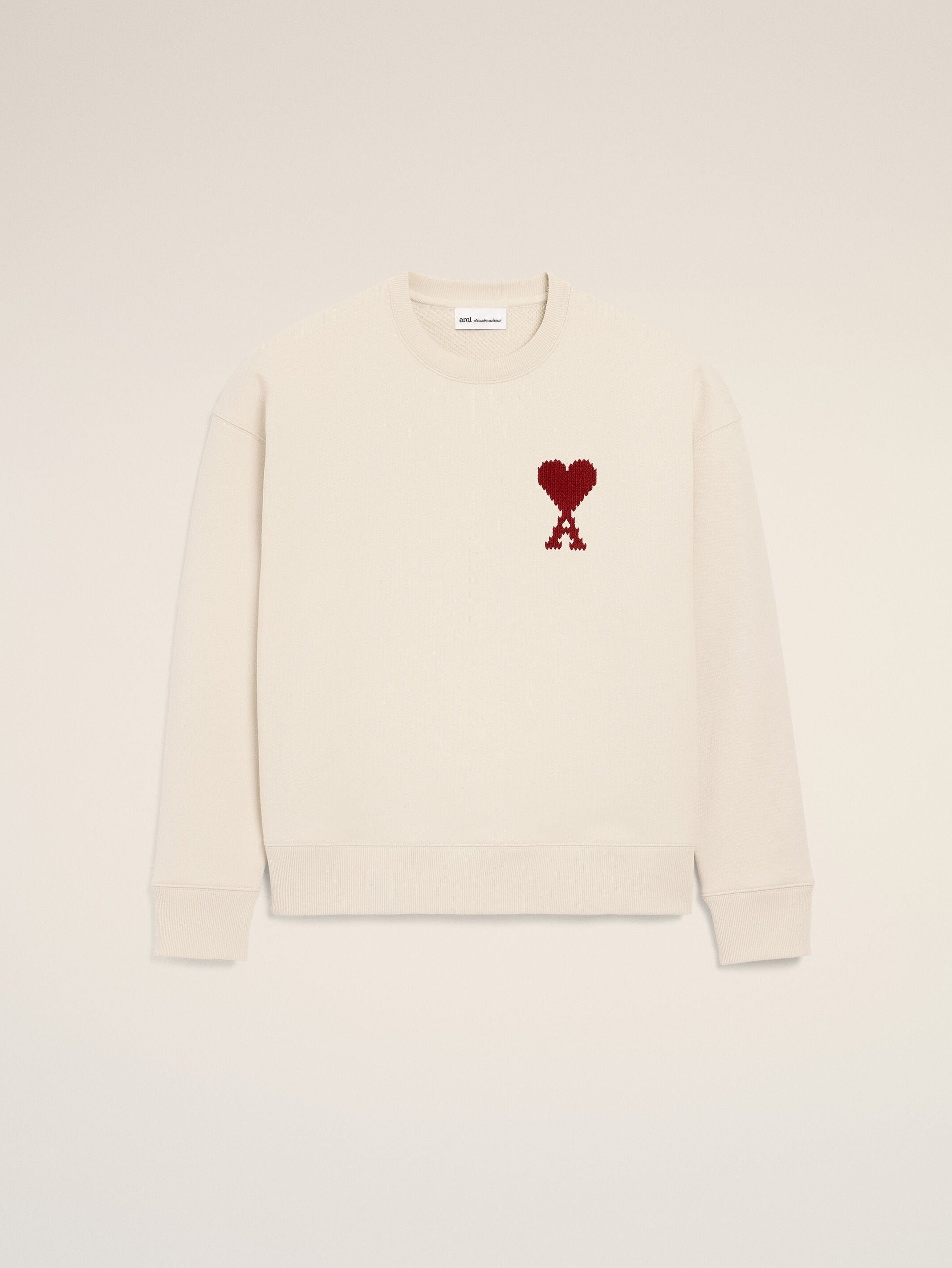 Sweatshirt Blanc Ami De Coeur en Coton