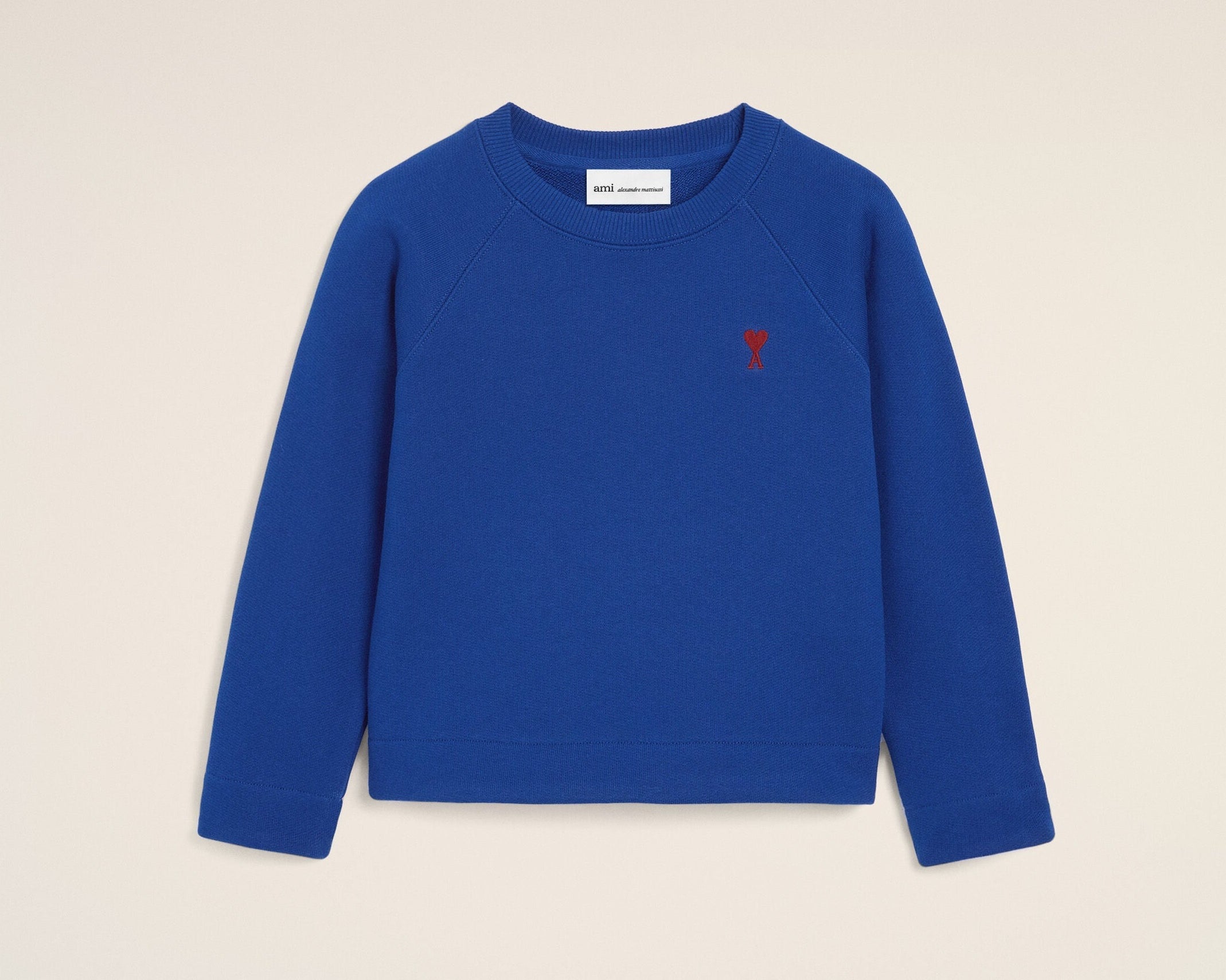 Sweatshirt bleu en coton Ami de Coeur