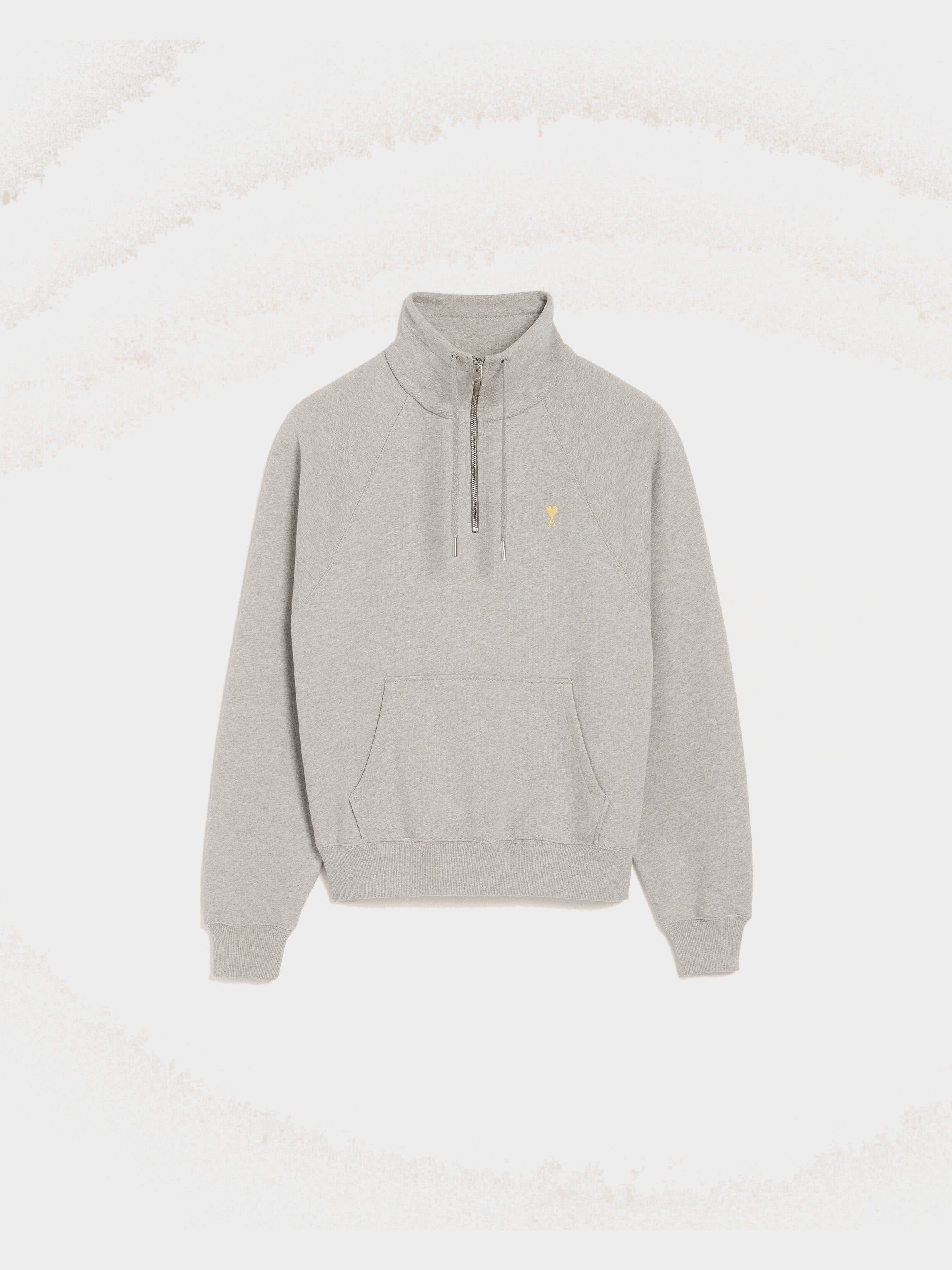 Sweatshirt Gris Ami De Coeur En Coton