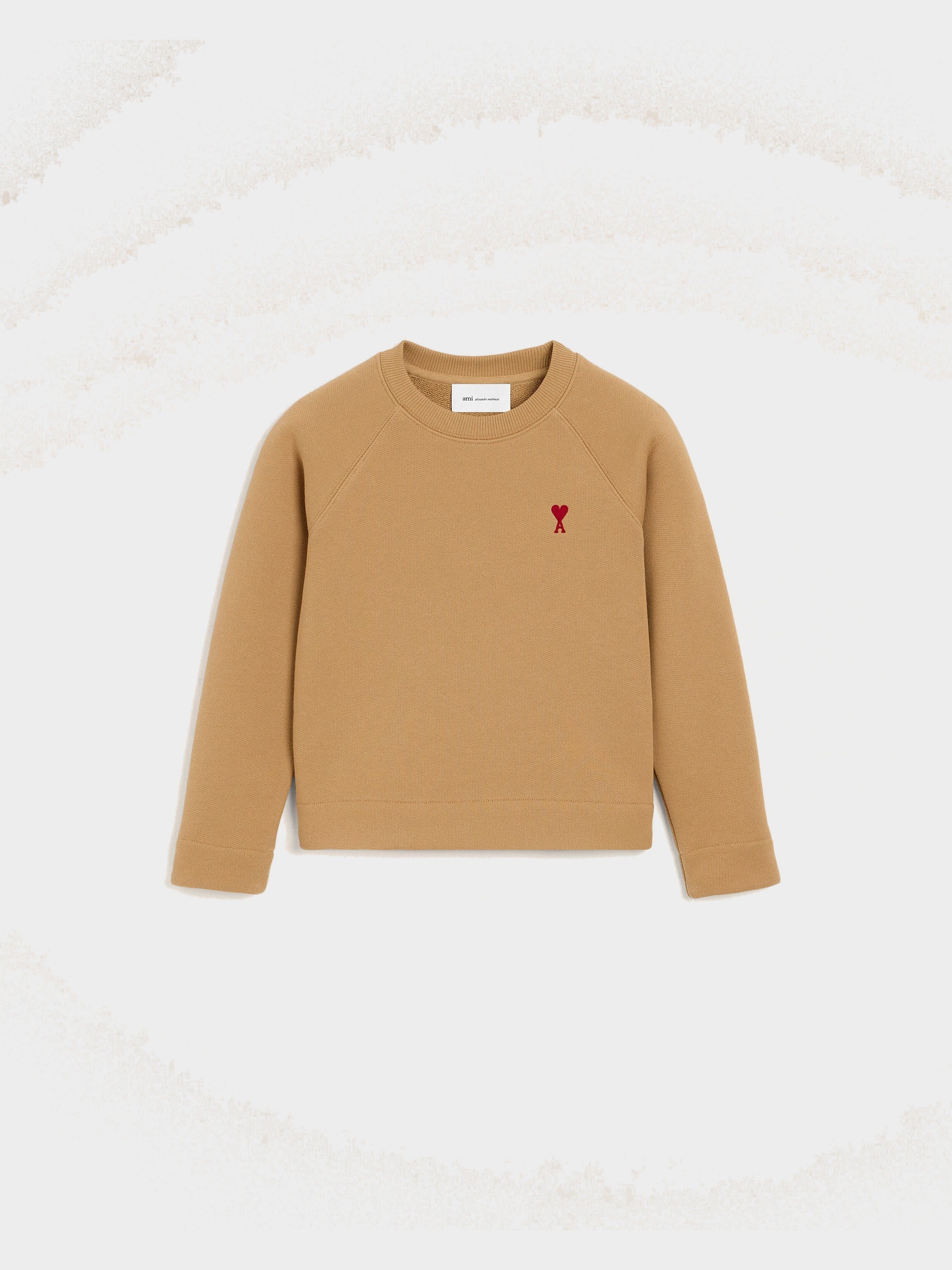 Sweatshirt marron en coton Ami de Coeur