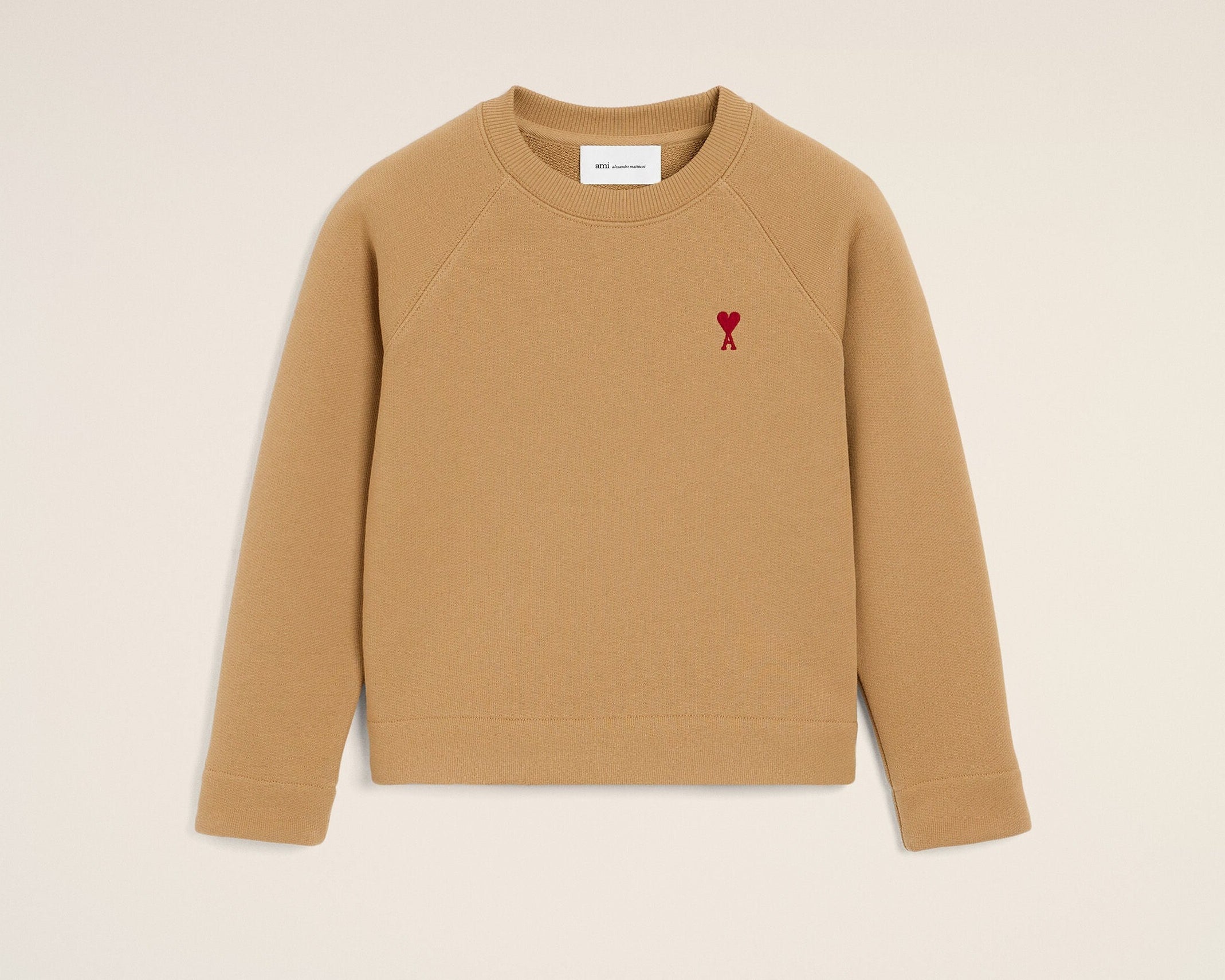 Sweatshirt marron en coton Ami de Coeur