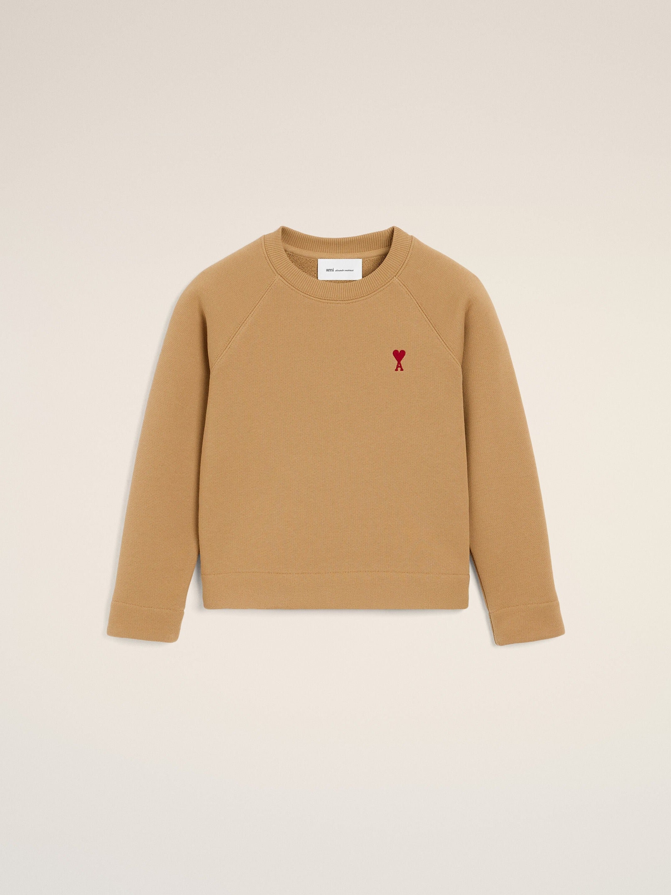 Sweatshirt marron en coton Ami de Coeur