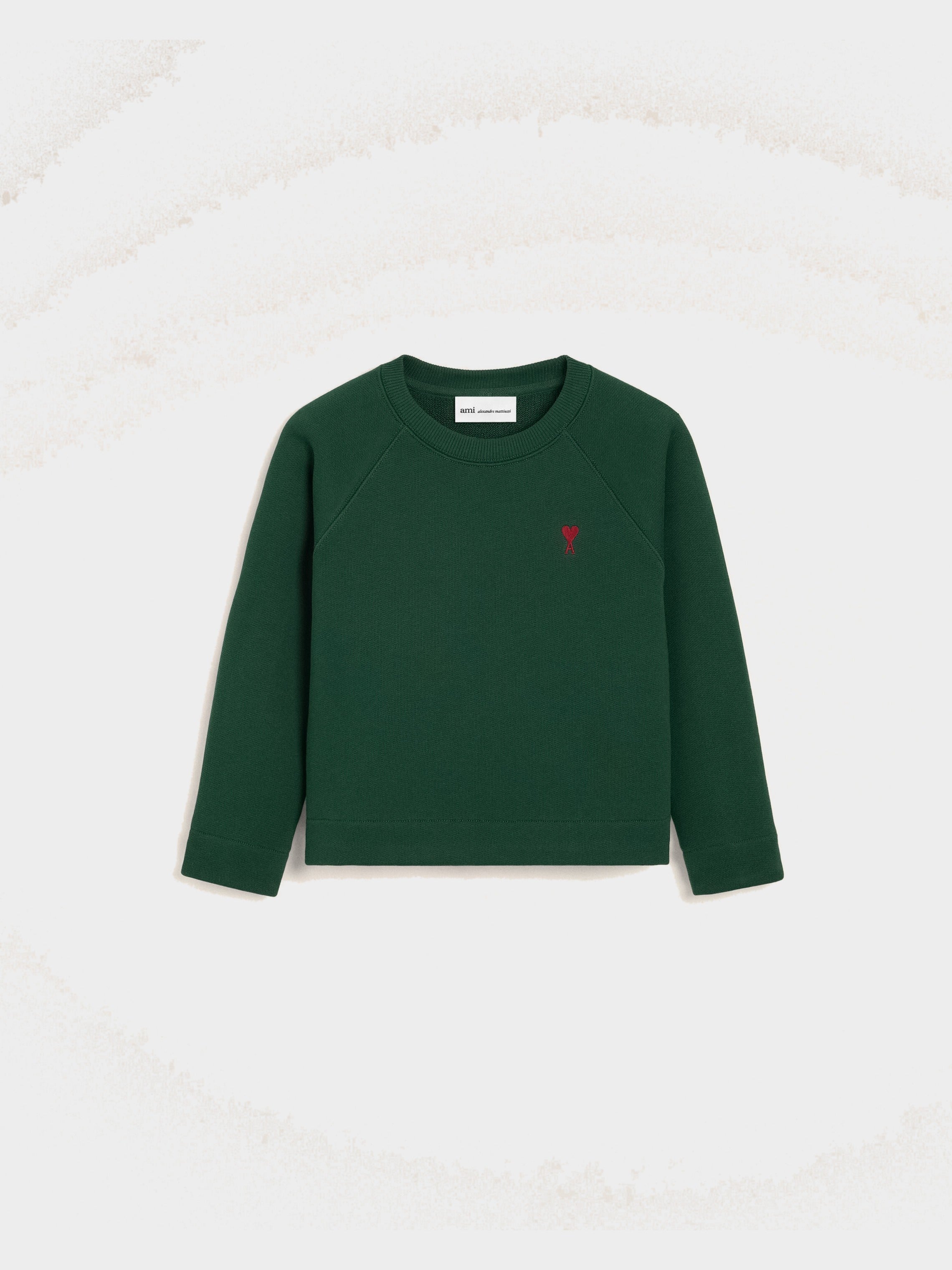 Sweatshirt vert en coton Ami de Coeur