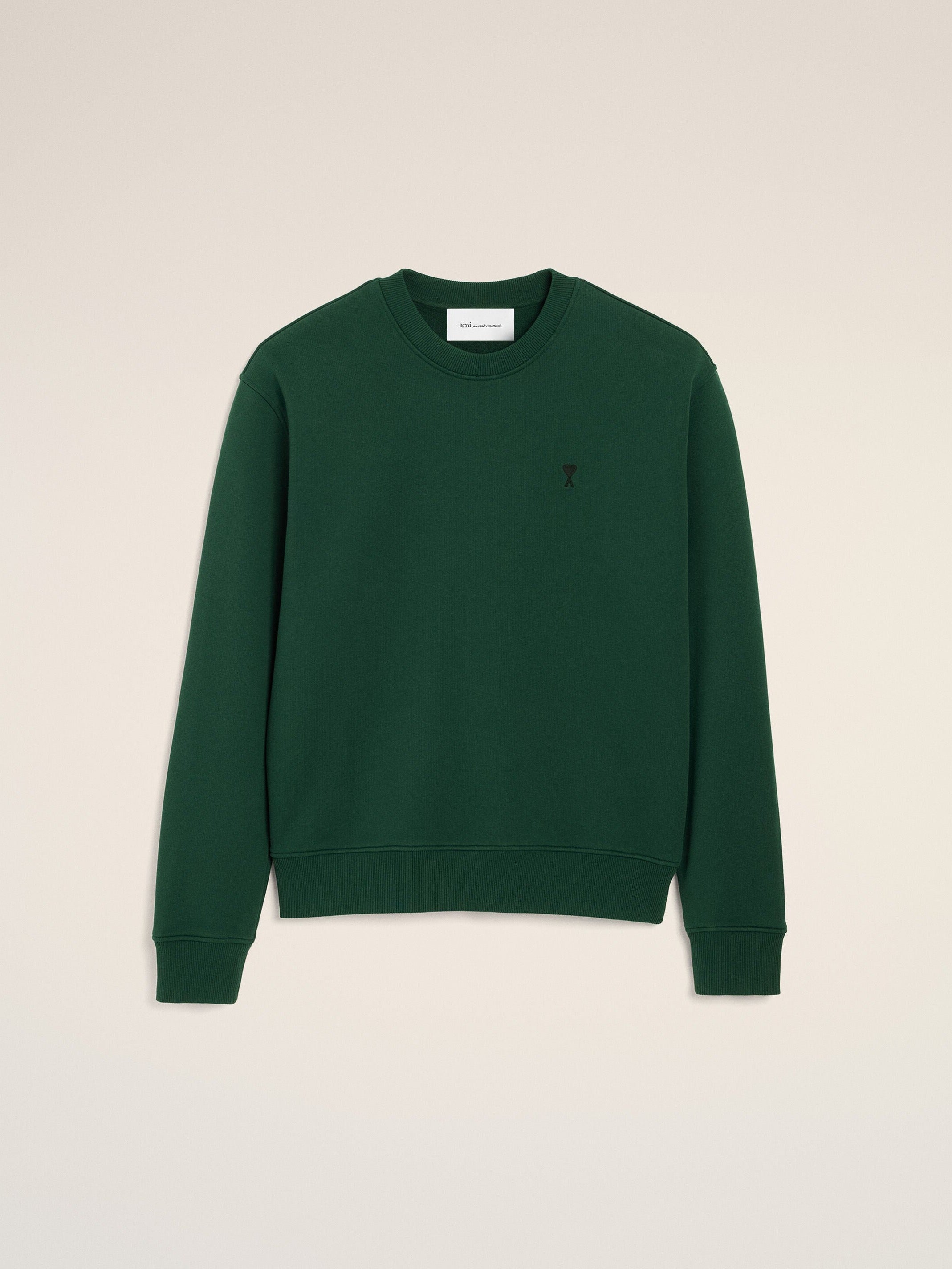 Sweatshirt vert en coton Ami de Coeur