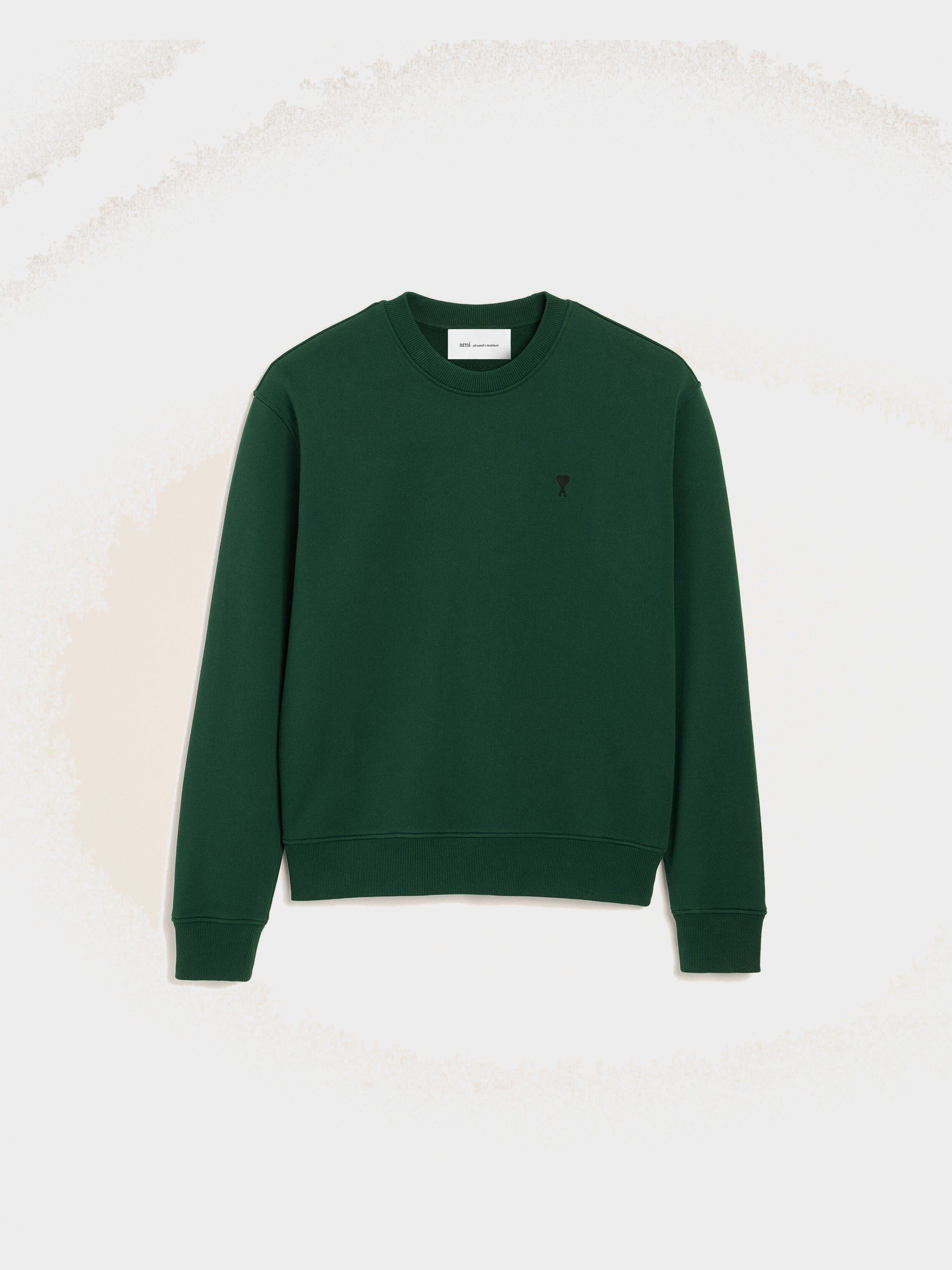 Sweatshirt vert en coton Ami de Coeur