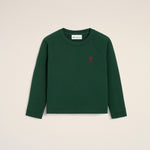 Sweatshirt vert en coton Ami de Coeur