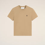 T-shirt beige en coton Ami de Coeur