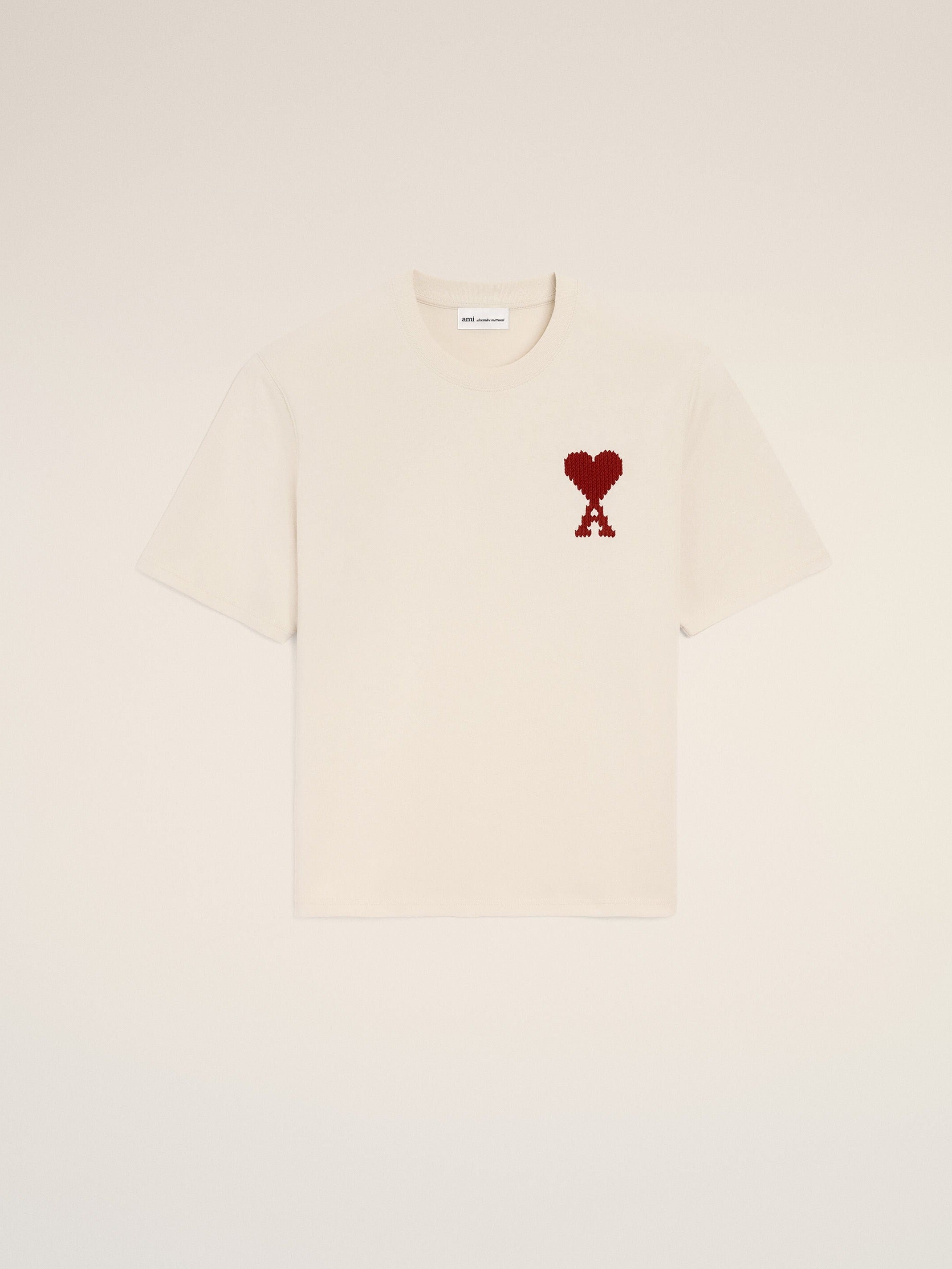 T-shirt Blanc Ami De Coeur en Coton