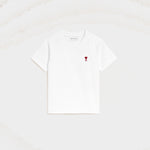 T-shirt blanc en coton Ami de Coeur