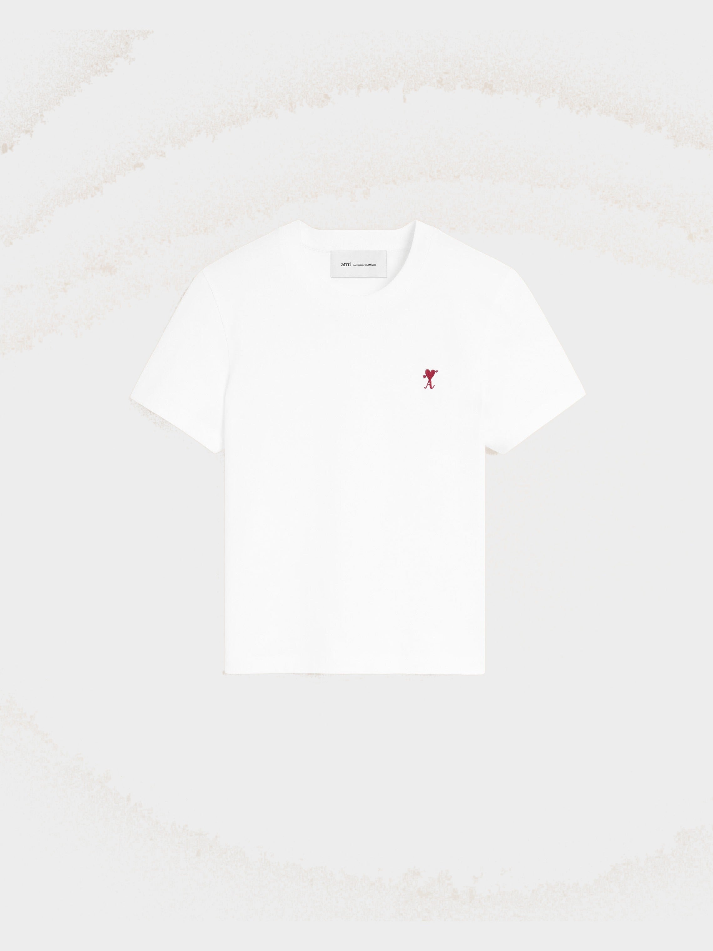 T-shirt blanc en coton Ami de Coeur flèche