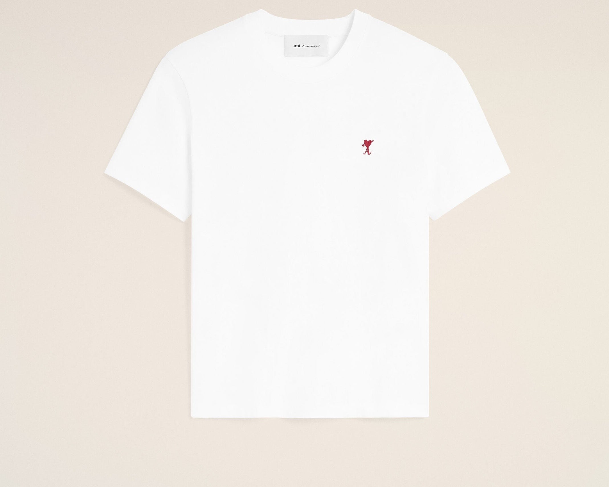 T-shirt blanc en coton Ami de Coeur flèche