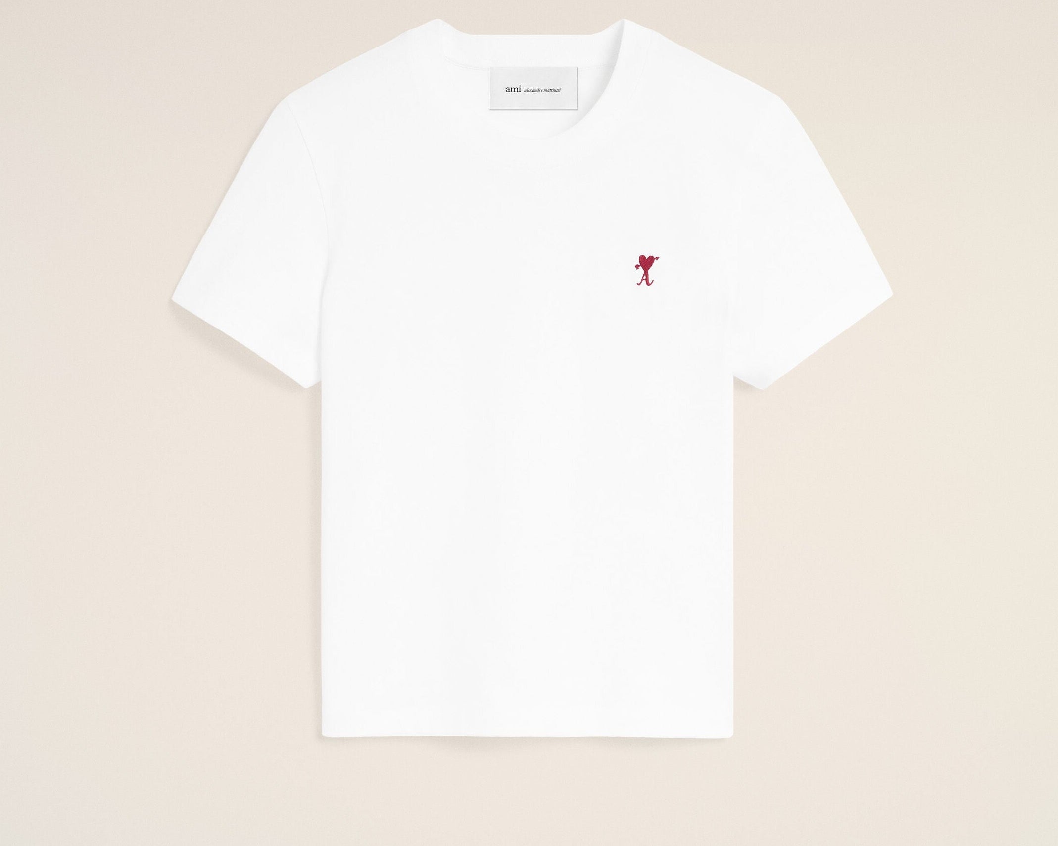 T-shirt blanc en coton Ami de Coeur flèche