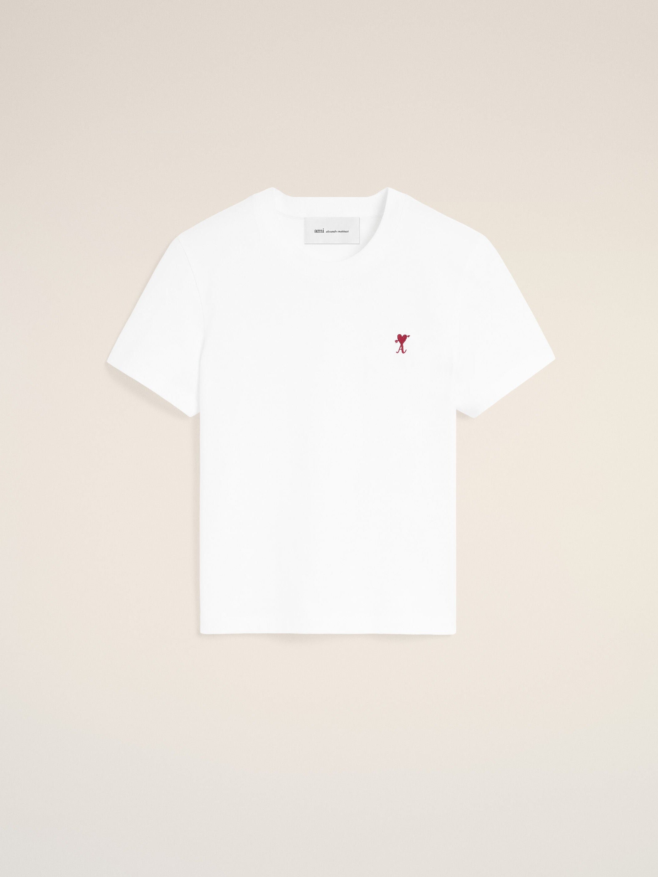 T-shirt blanc en coton Ami de Coeur flèche