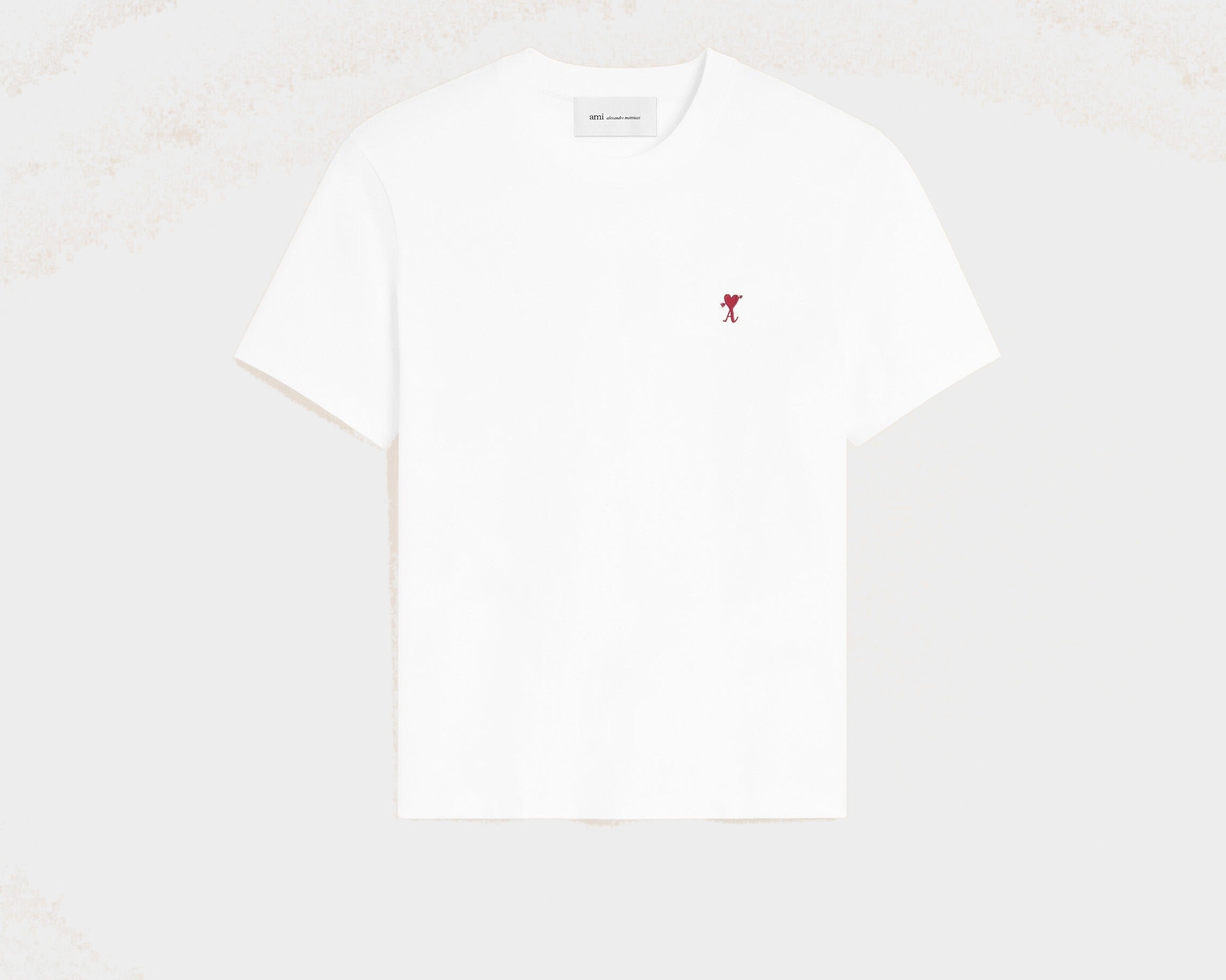T-shirt blanc en coton Ami de Coeur flèche