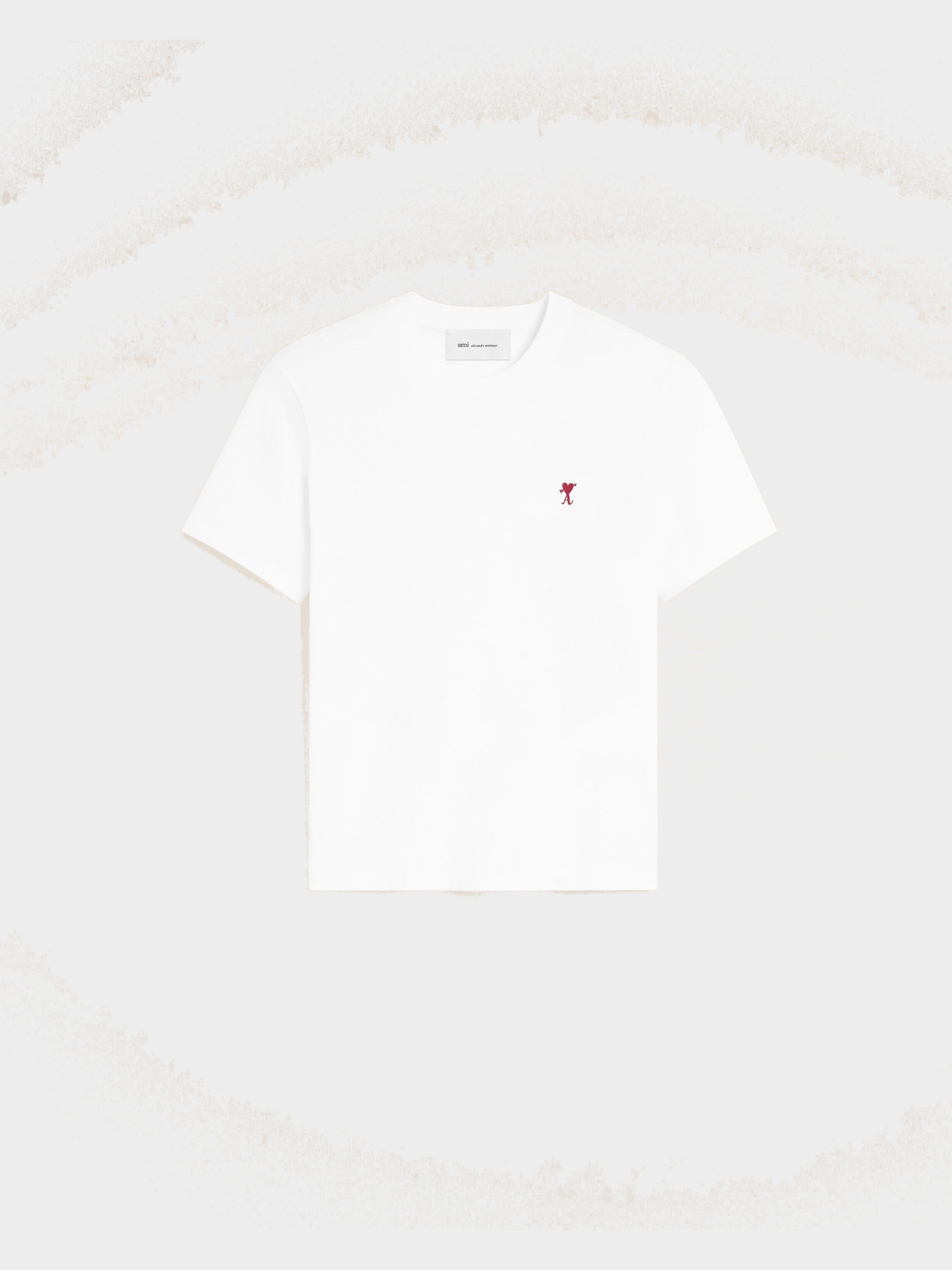 T-shirt blanc en coton Ami de Coeur flèche