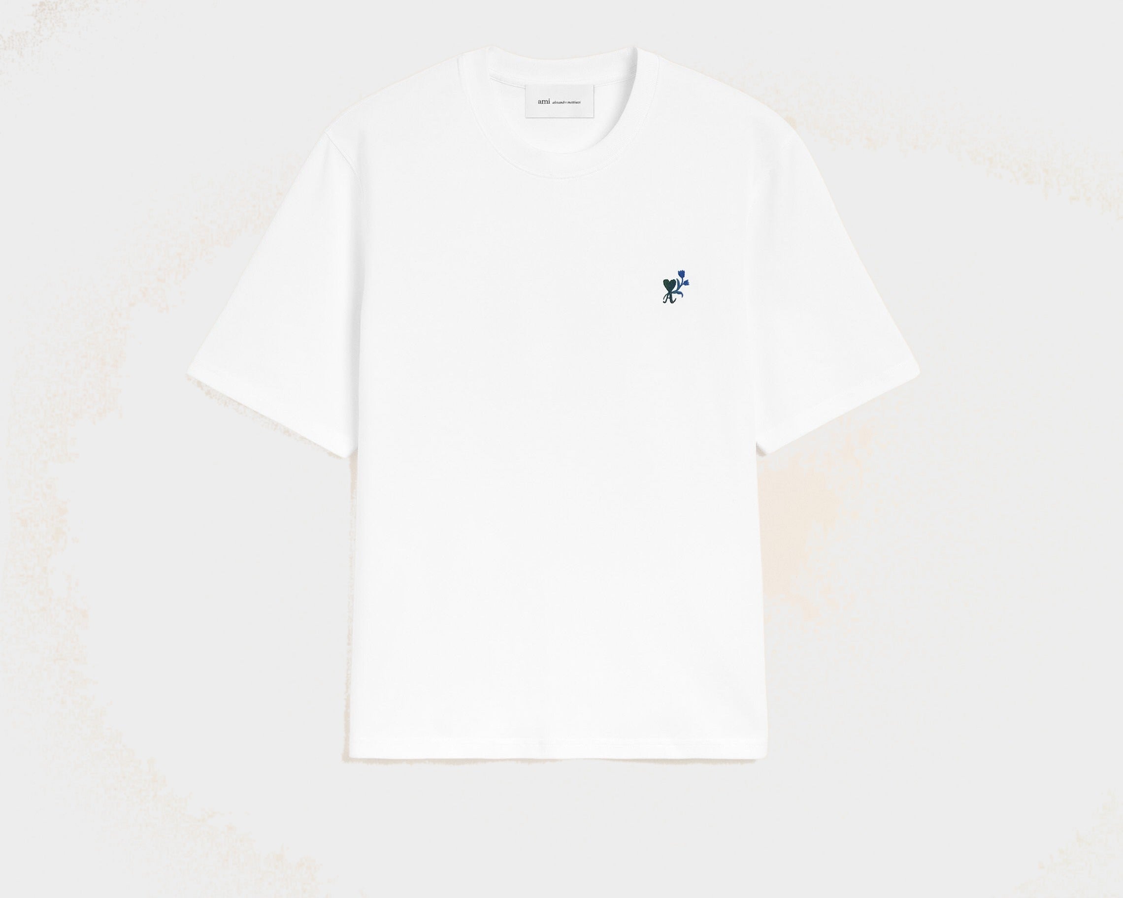 T-shirt blanc en coton Ami de Coeur Tulipe