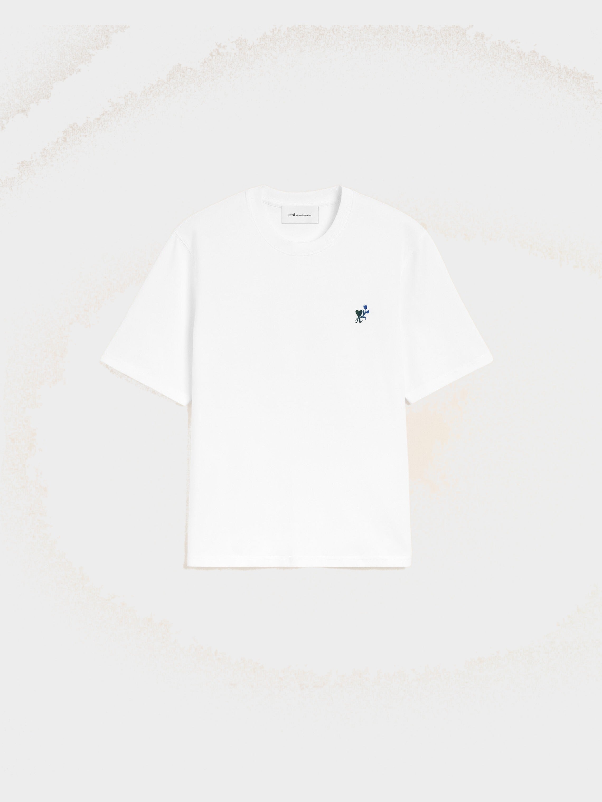 T-shirt blanc en coton Ami de Coeur Tulipe