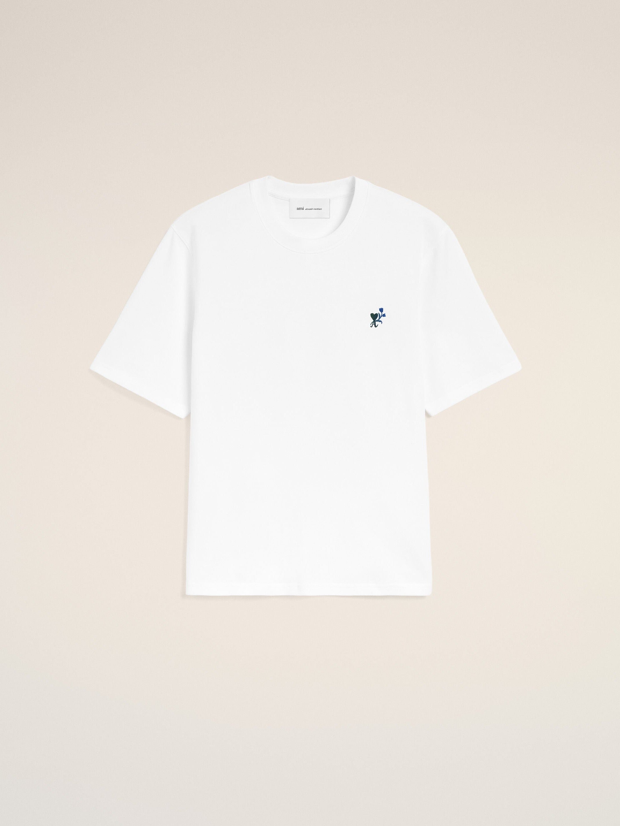 T-shirt blanc en coton Ami de Coeur Tulipe
