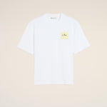 T-Shirt Blanc Post It "Je T'Aime" En Coton