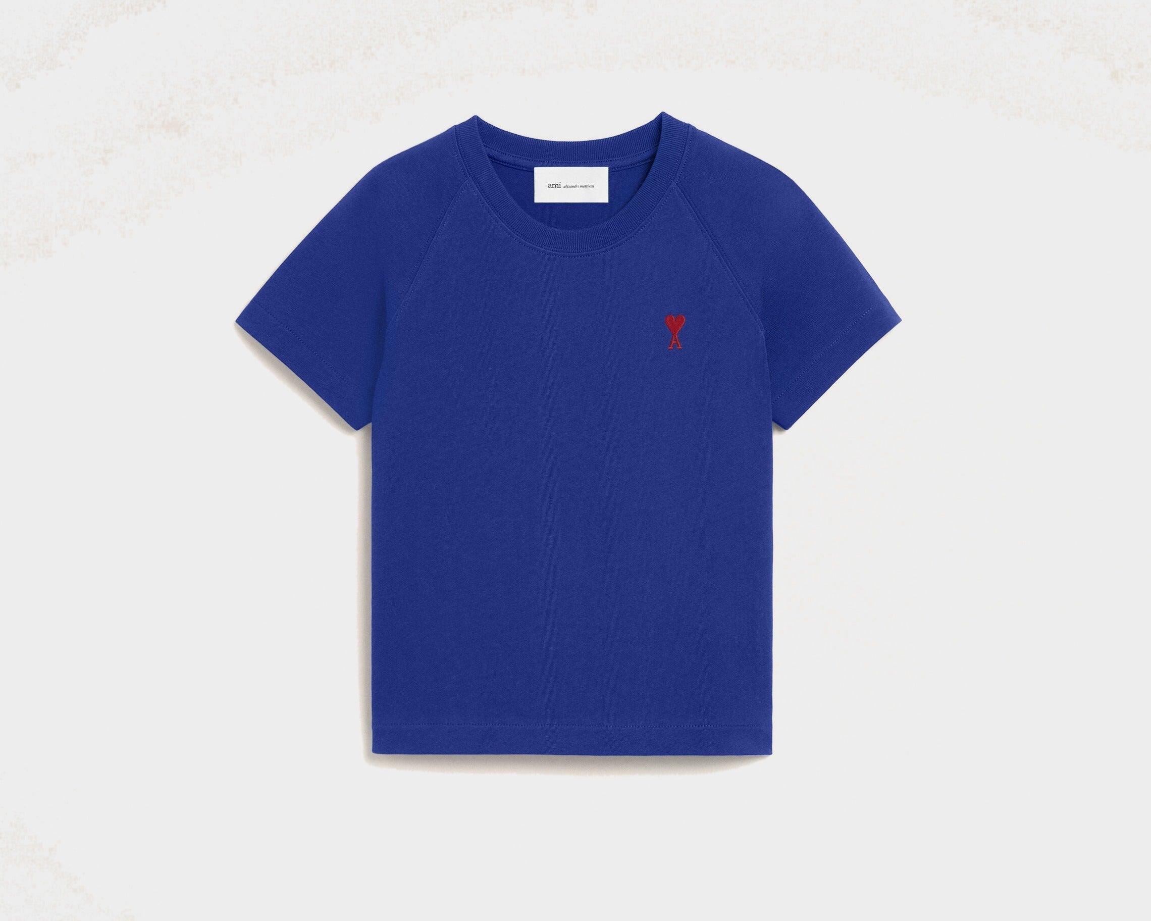T-shirt bleu en coton Ami de Coeur