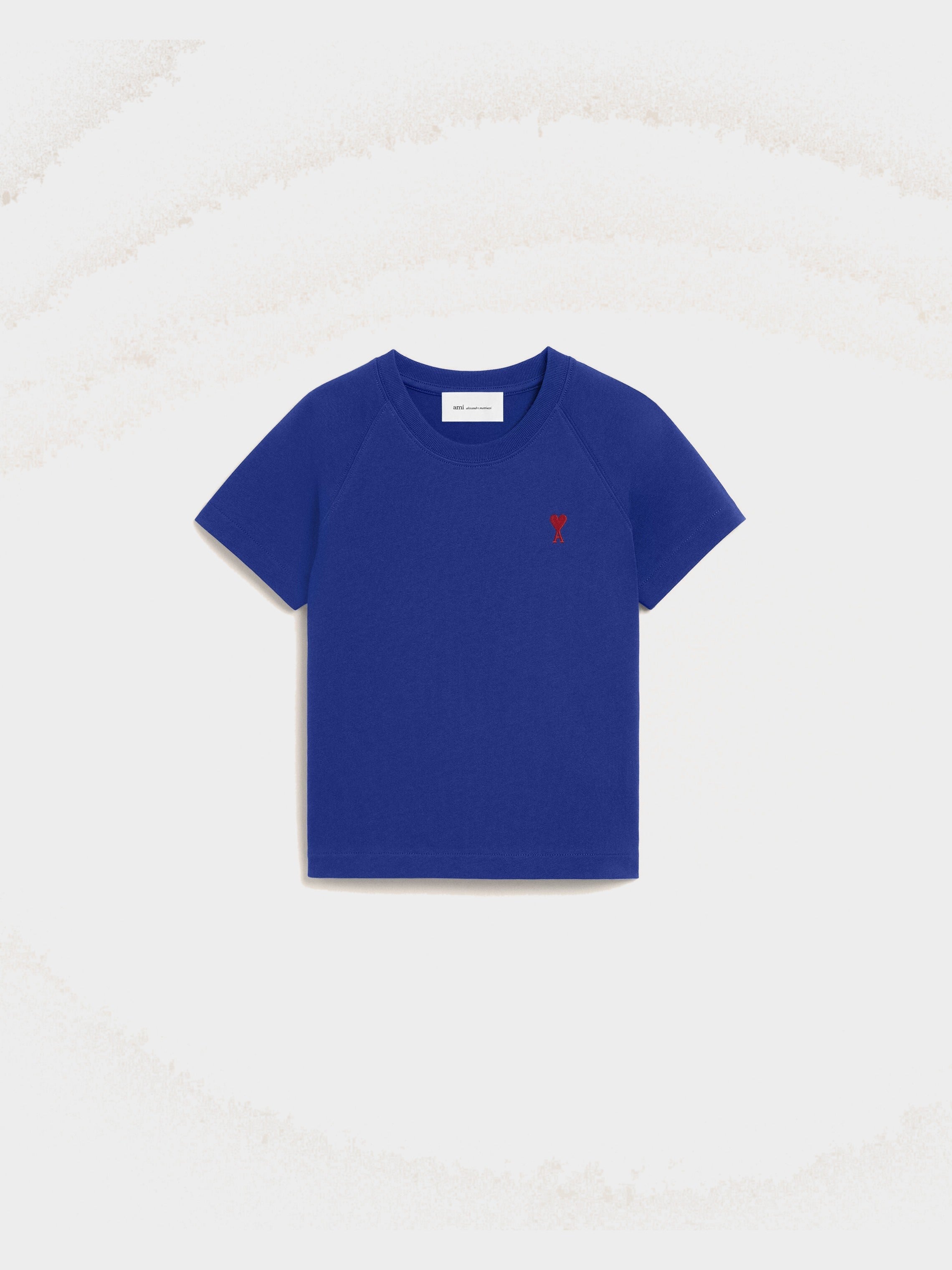 T-shirt bleu en coton Ami de Coeur